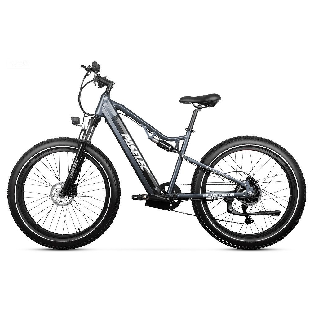 Vankel E-Bike Mountainbike TX19 PlusE-Fahrrad Damen u. Herren 921WH Pedelec, 48V 19,2AH 100 km, Kettenschaltung, Heckmotor, 921,6 Wh, (Beleuchtungsset mit Batterieladegerät, Batterieschlüssel, Werkzeug), 26" Fatbike 9-Gang & 48V Akku für Offroad Shimano Bremsen E-bikes