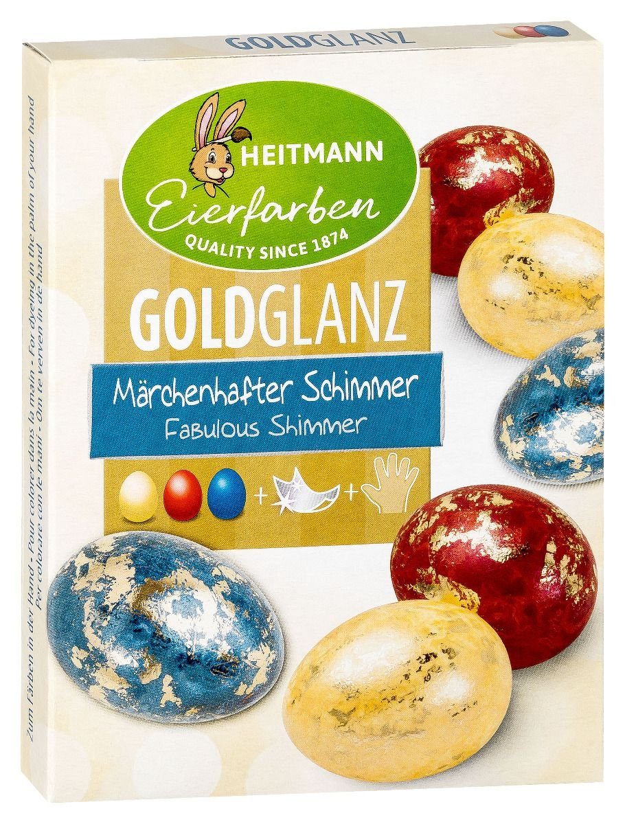 BRAUNS HEITMANN Osterei Eierfarben 3 Stück Goldglanz