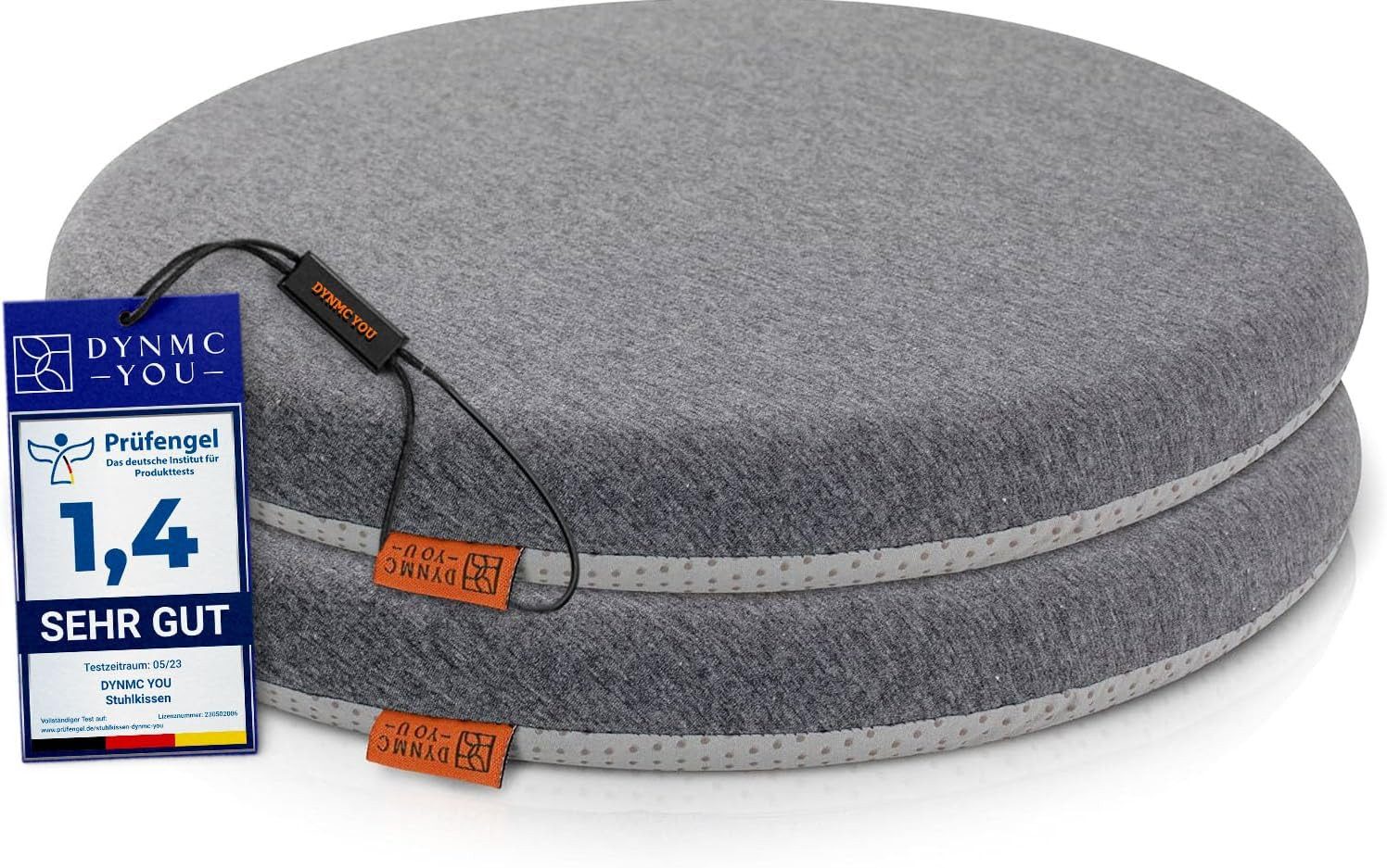 Sitzkissen Stuhl - Stuhlkissen 39x39 - Rund Set