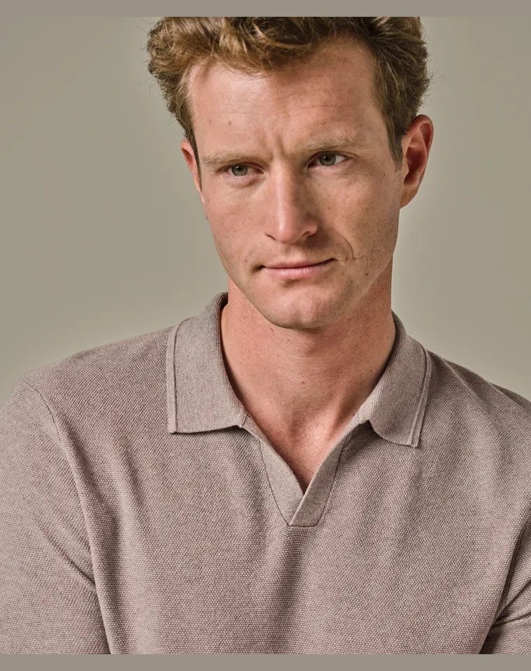 Profuomo Poloshirt POLO RIVA COLL SS M BROWN