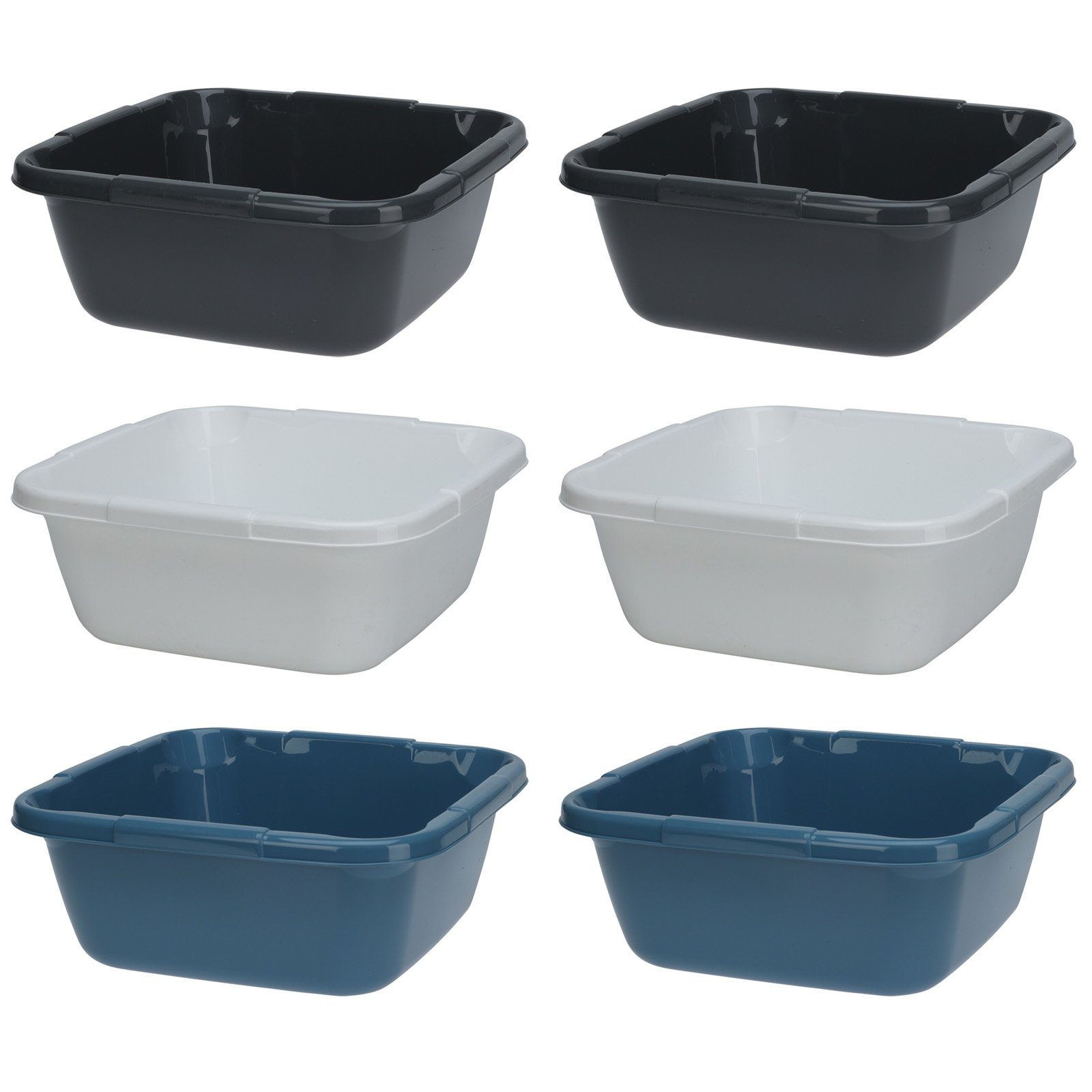 Schüssel 6x Spülschüssel Waschschüssel Spüle Camping Abwaschschüssel