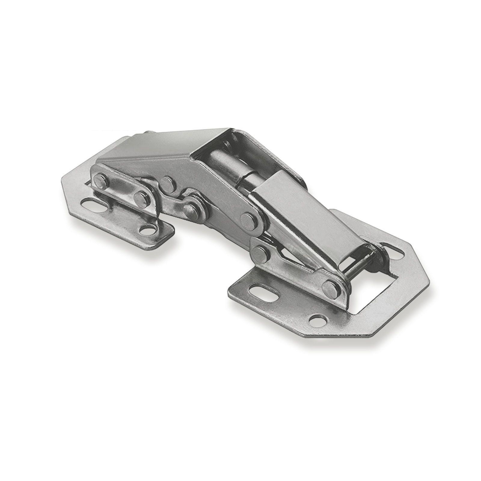 SO-TECH® Türbeschlag Aufschraubscharnier 90° mit Schließautomatik (Feder) Caravan, 77,4 x 32,8 mm