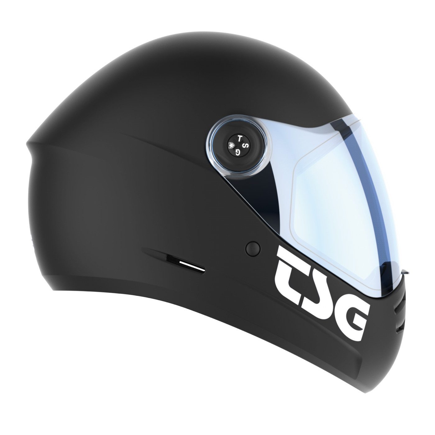 TSG Skatehelm The Pass 2.0, Fullface-Helm für Downhill-Skateboarding