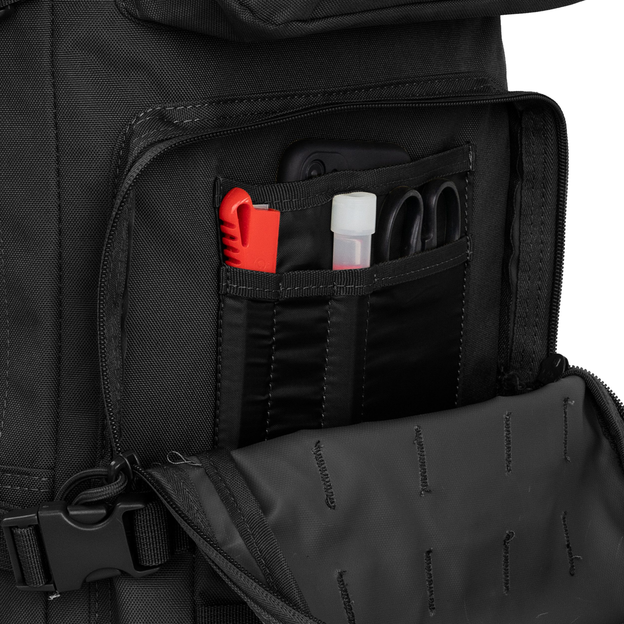 RAIKOU Rucksack 45L Taktischer Rucksack Militärischer Outdoor mit MOLLE-System, Robuster Trekking- & Einsatzrucksack für Abenteuer & Alltag – Bild 5 von 5