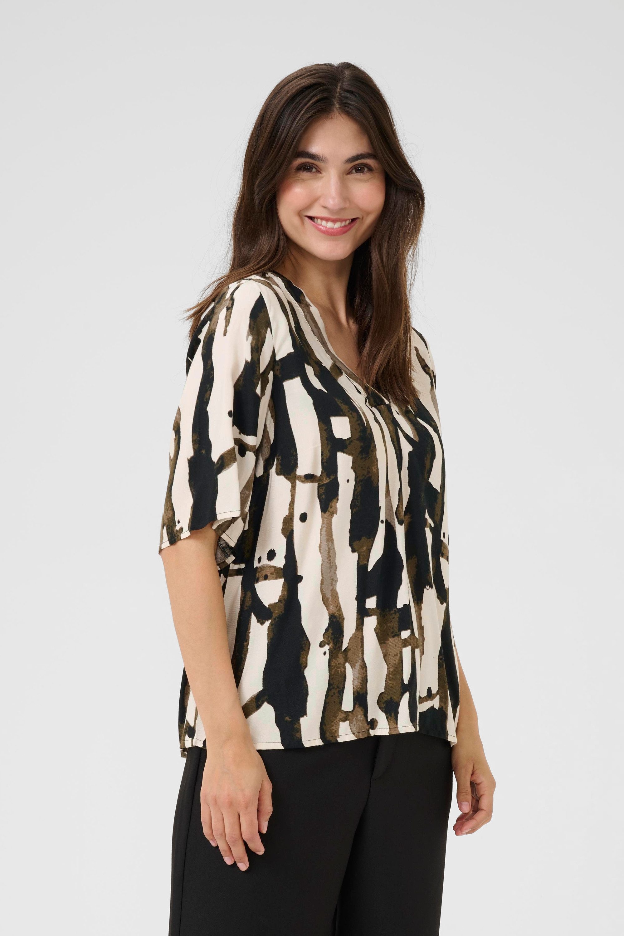 Culture Kurzarmbluse Kurzarm-Bluse CUashley