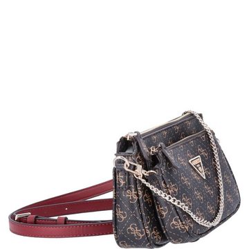 Guess Umhängetasche GUESS Damen Schultertasche Noelle Brown (1-tlg)