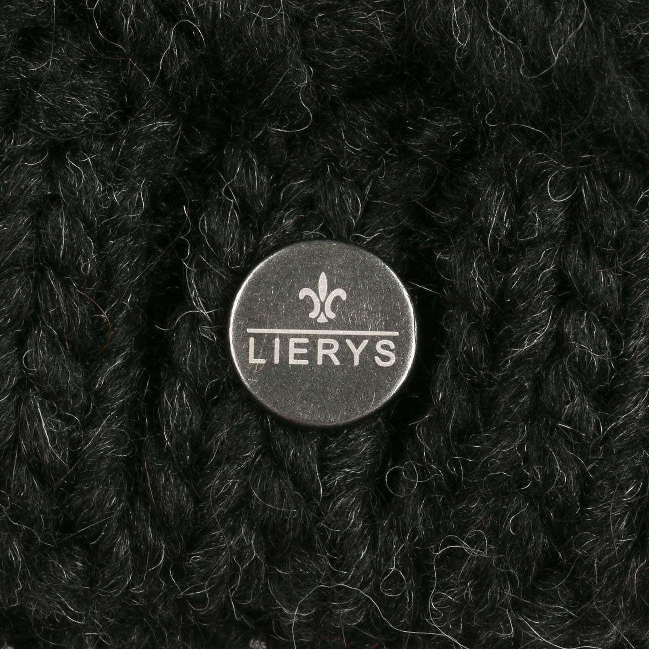 Lierys Beanie (1-St) Wollmütze, Made in schwarz Germany