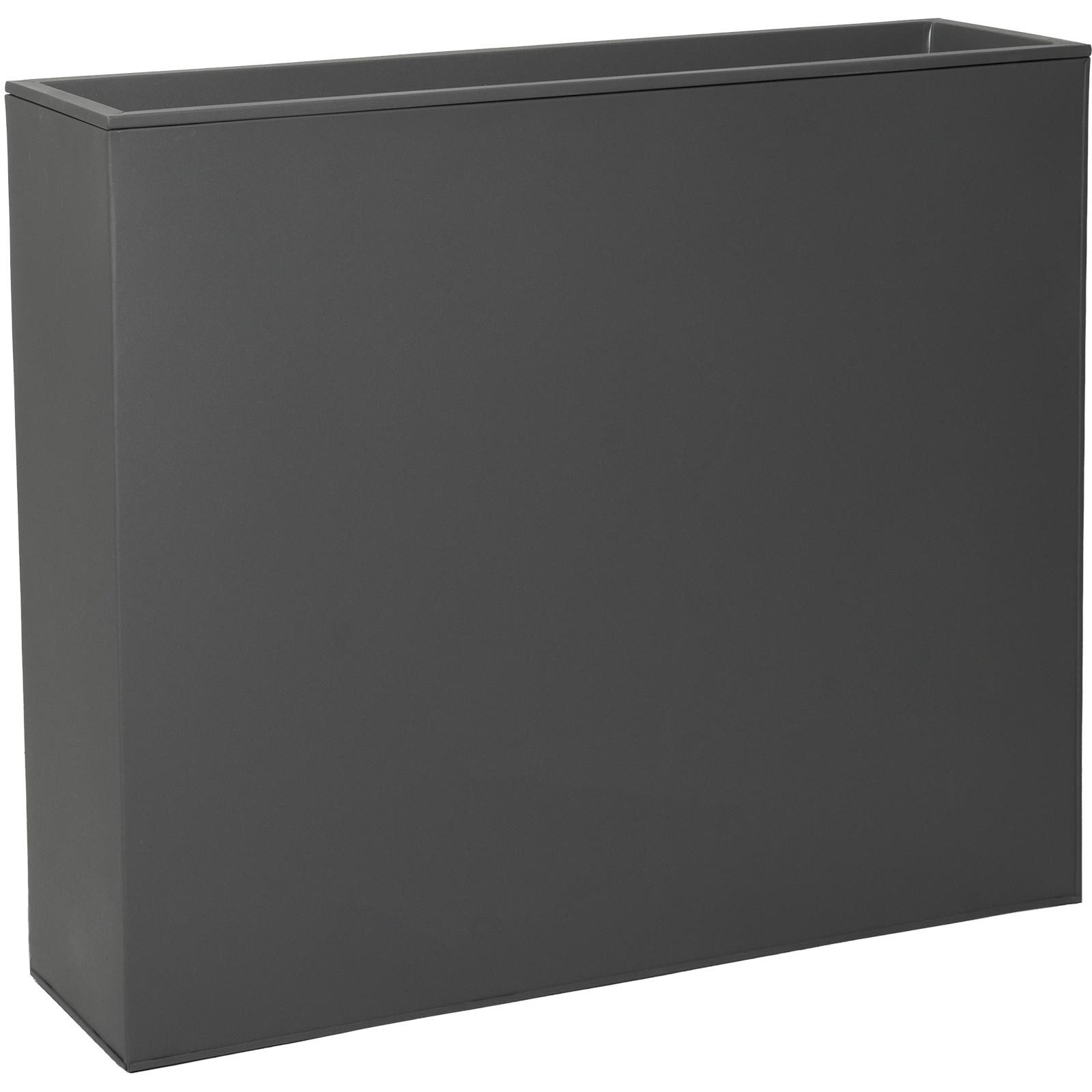 VIVANNO Pflanzkübel Zink ELEMENTO Kasten - Anthrazit Matt (1 St), 90x25x75 cm