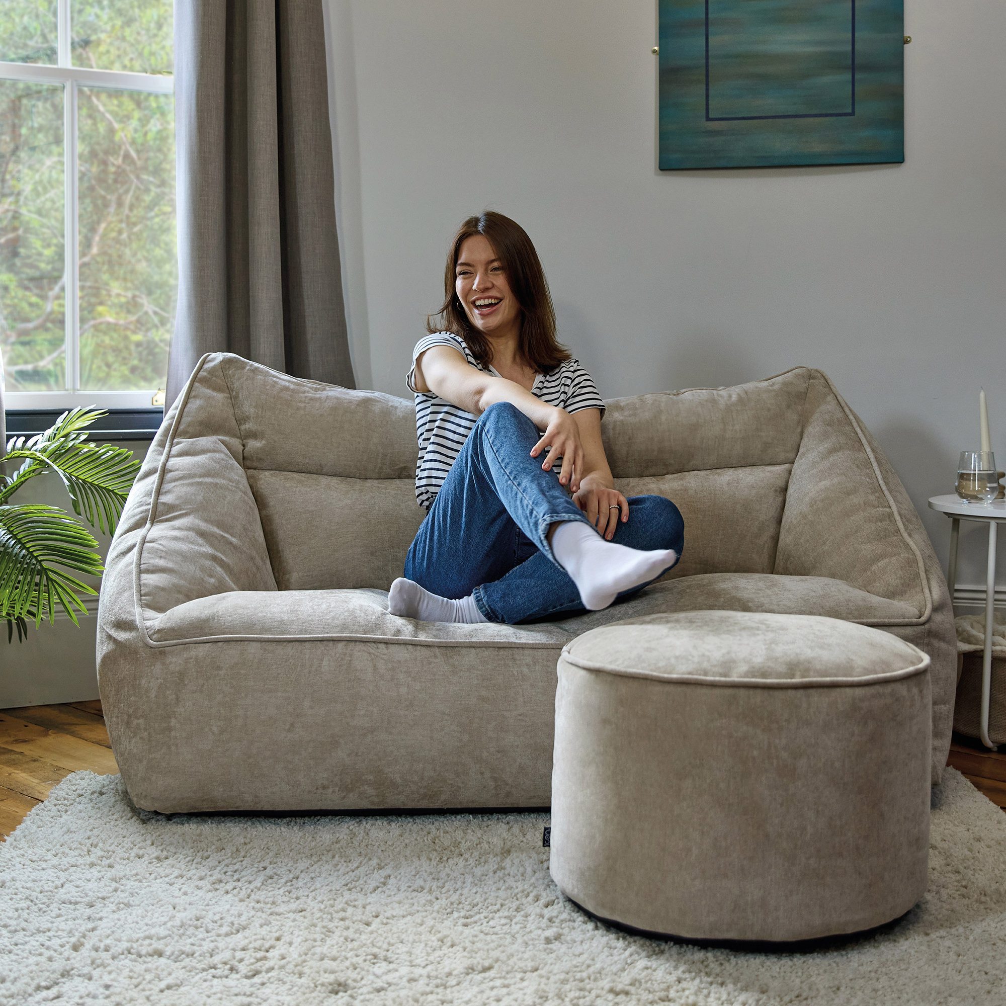 icon Sitzsack Sitzsack Sofa aus Chenille günstig online kaufen