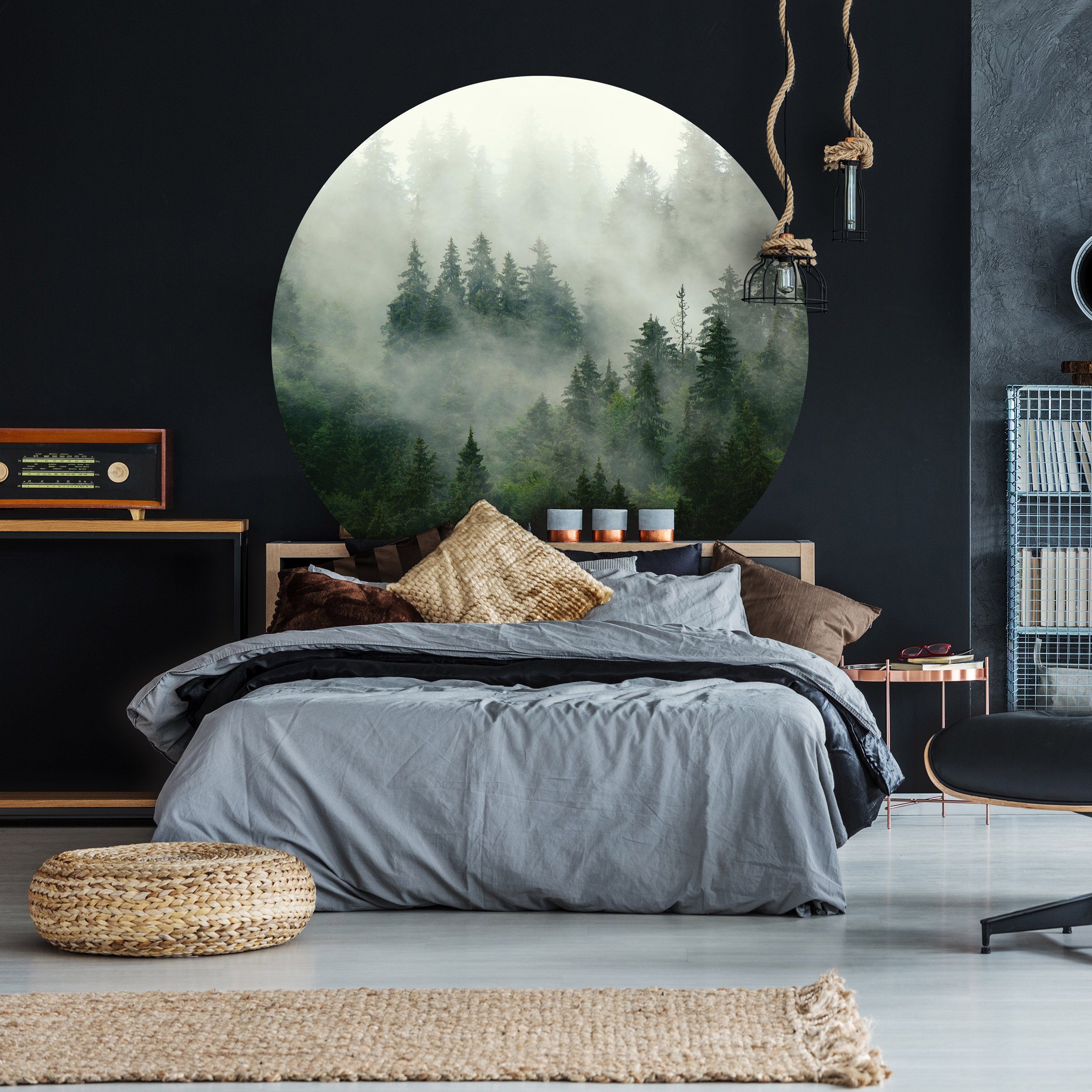 Wallarena Fototapete Rund Selbstklebend Tapete Wandtapete günstig online kaufen