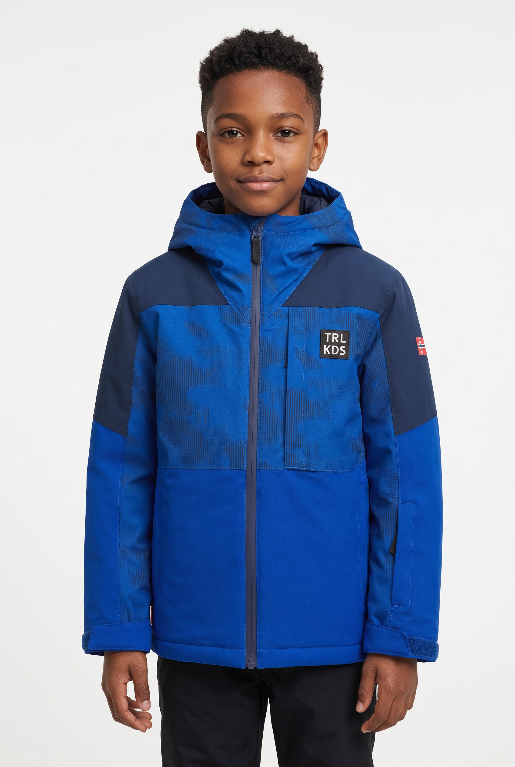 TROLLKIDS Regenjacke KIDS LIFJELL JACKET XT sportlich, aus Polyester, mit Polyamid-Futter