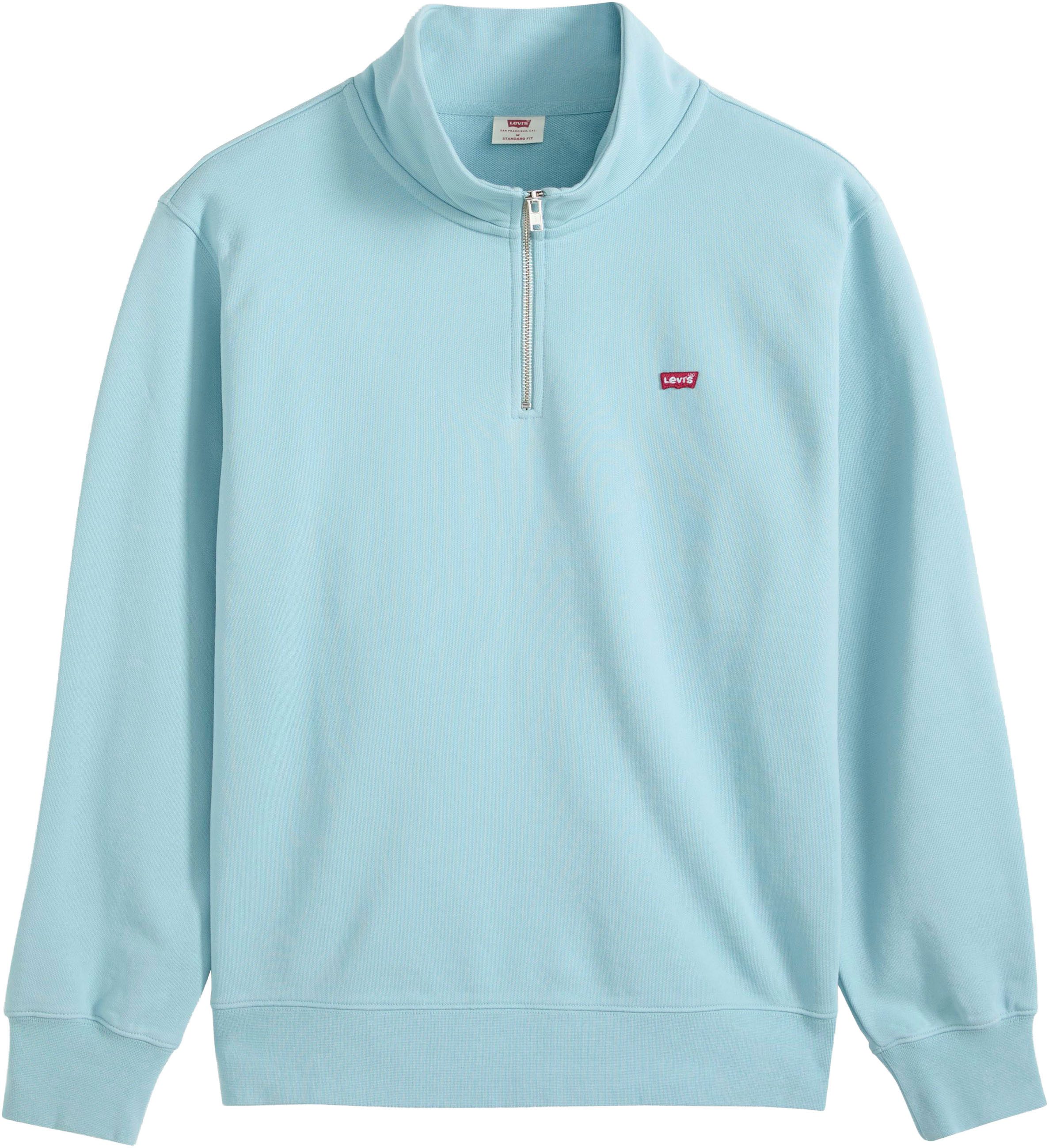 Levi's® Sweatshirt ORIGINAL HM 1/4 ZIP mit Troyer-Kragen und Logo-Stickerei