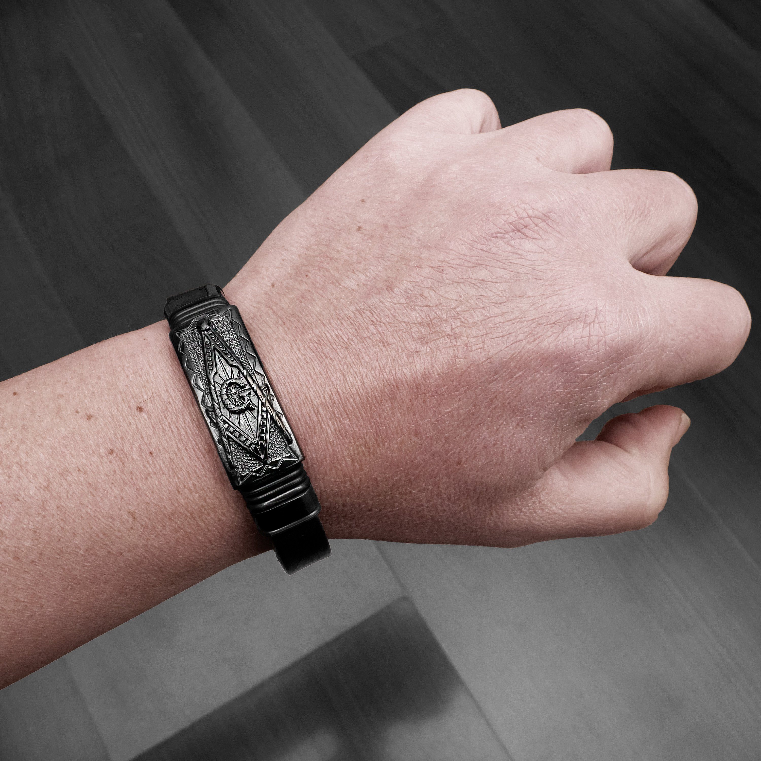 UNIQAL.de Lederarmband Masonic Freimaurer Lederarmband "TOTEM" günstig online kaufen