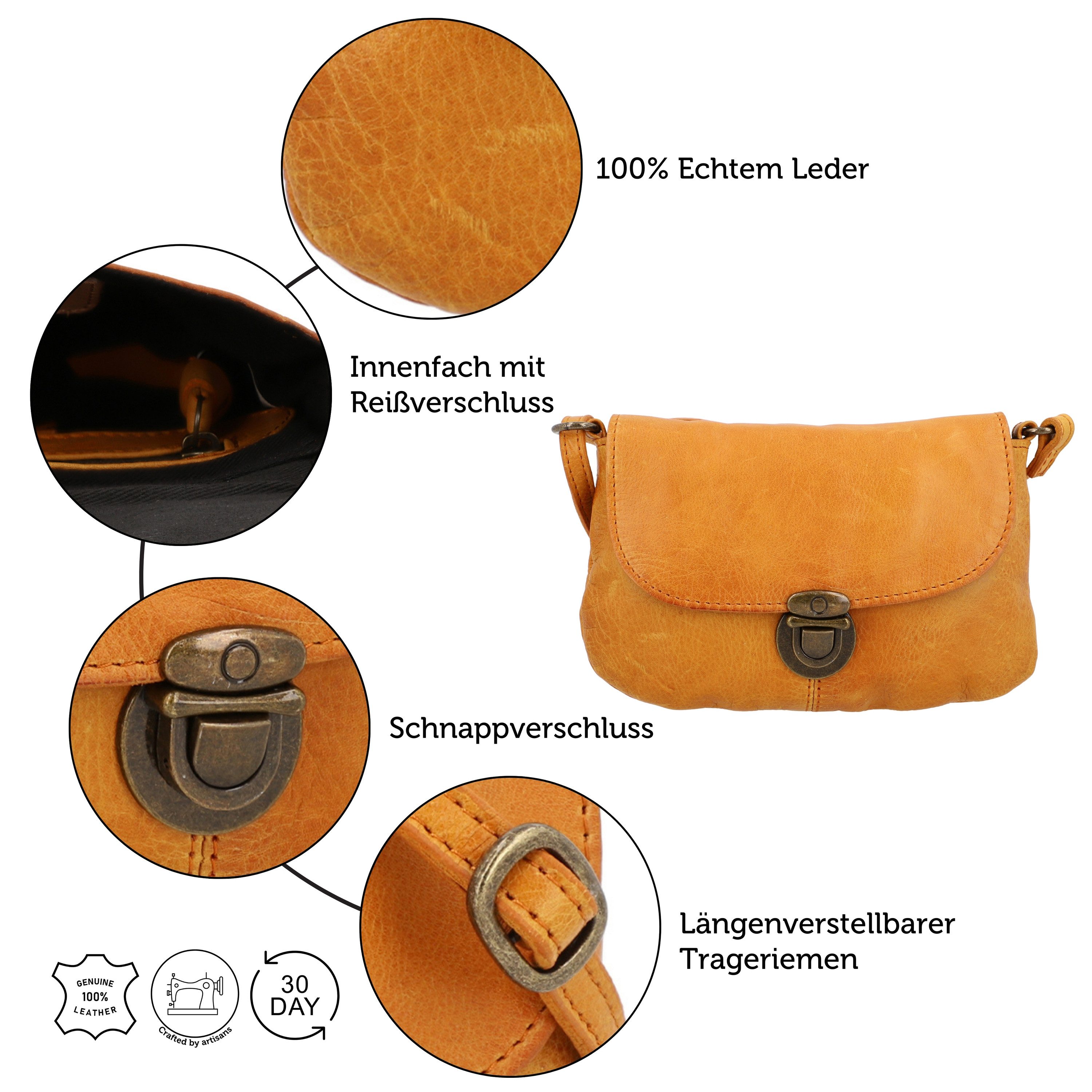 Gusti Leder Handtasche Gusti Leder Handtasche Rona (1-tlg)