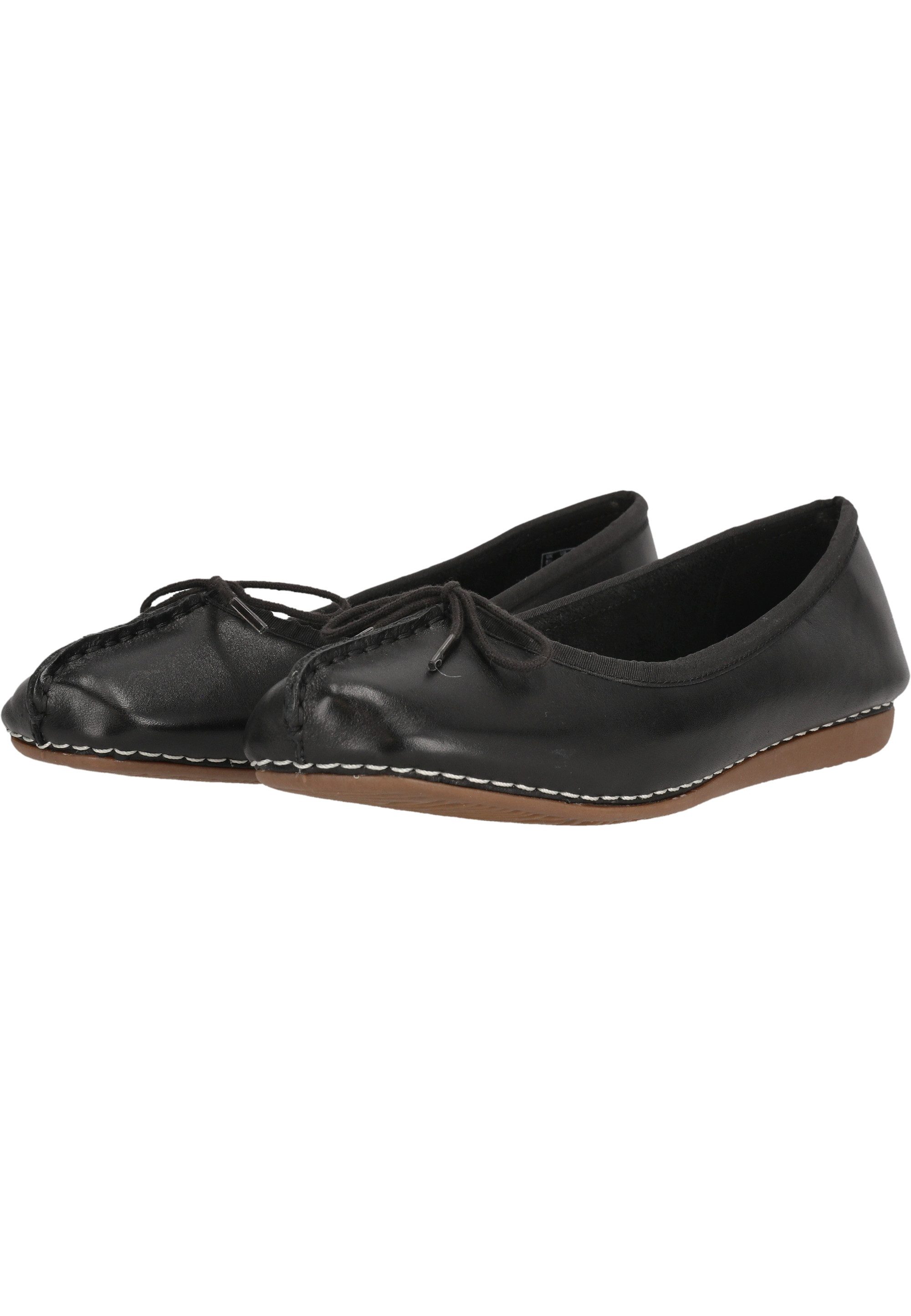 Clarks Freckle Ice Slipper mit atmungsaktiver Lederdecksohle