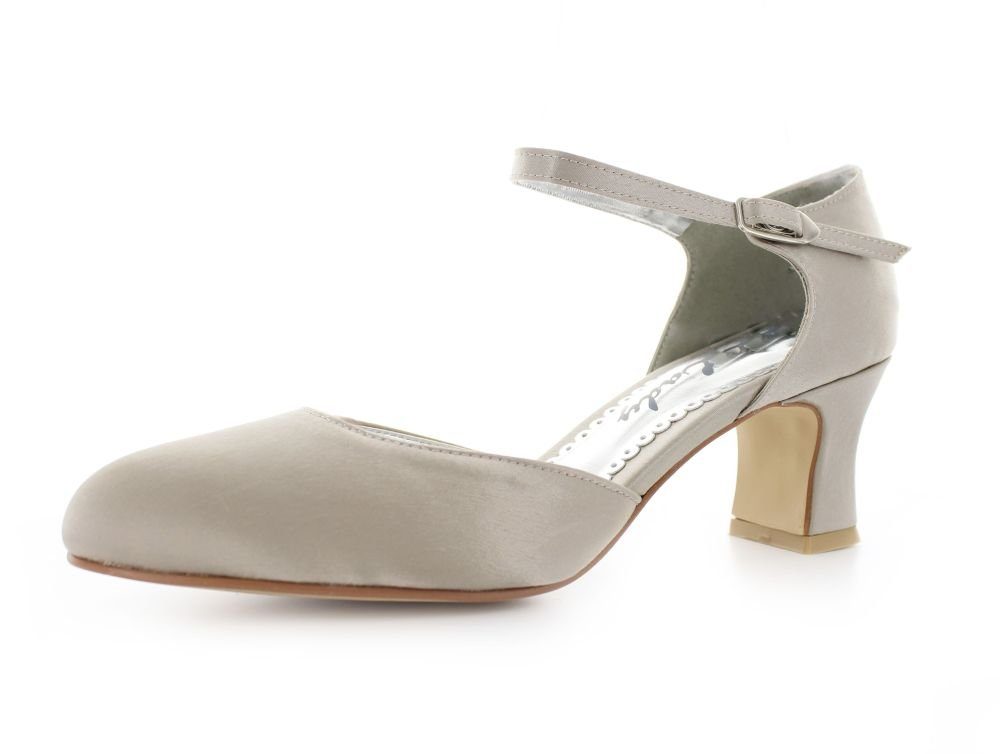 White Lady 255 klassische Satin-Pumps Slingpumps