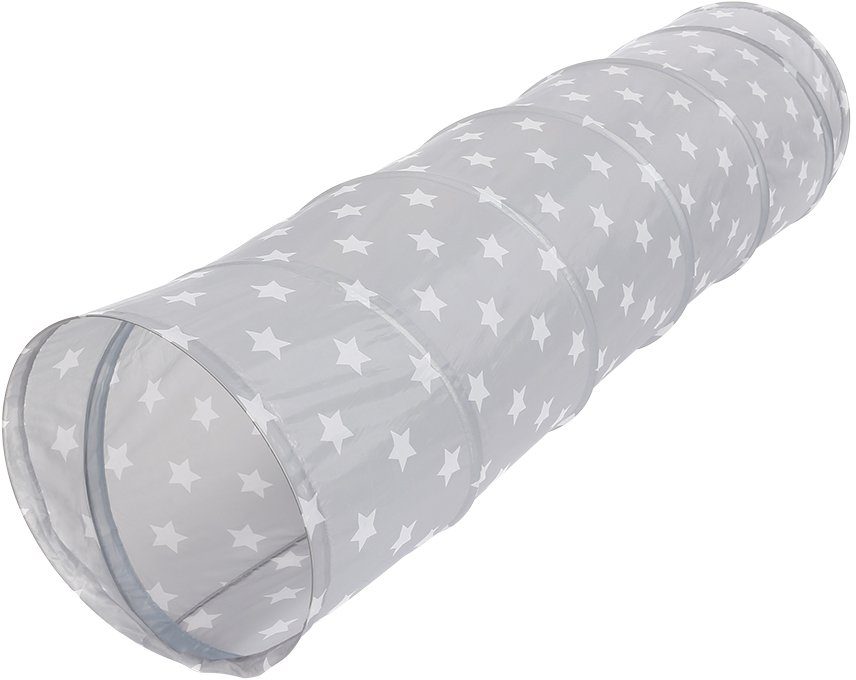 Knorrtoys® Spieltunnel Grey White Stars günstig online kaufen