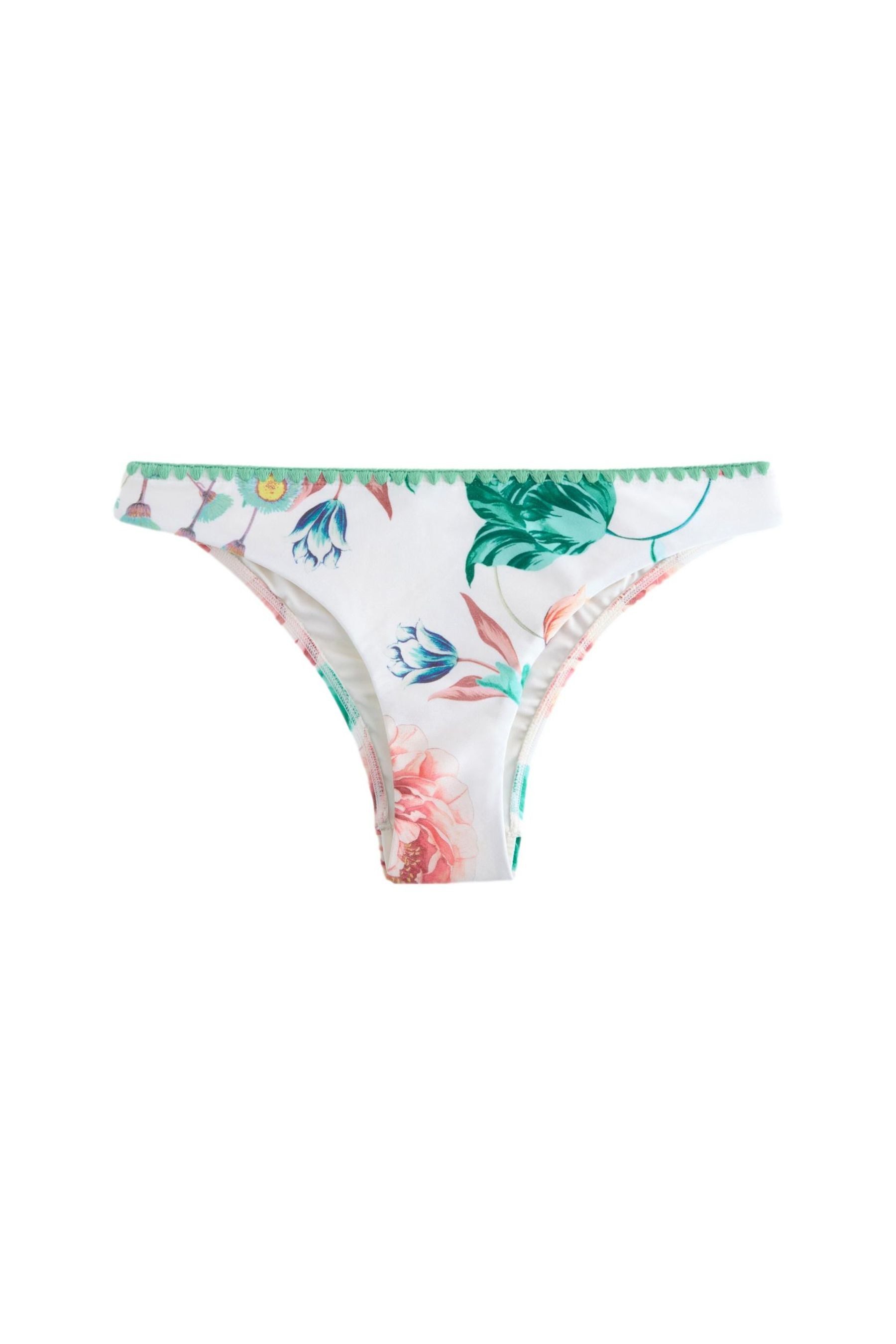 Next Bikini-Hose Glänzende Bikinihose mit Überwendlingsstich günstig online kaufen