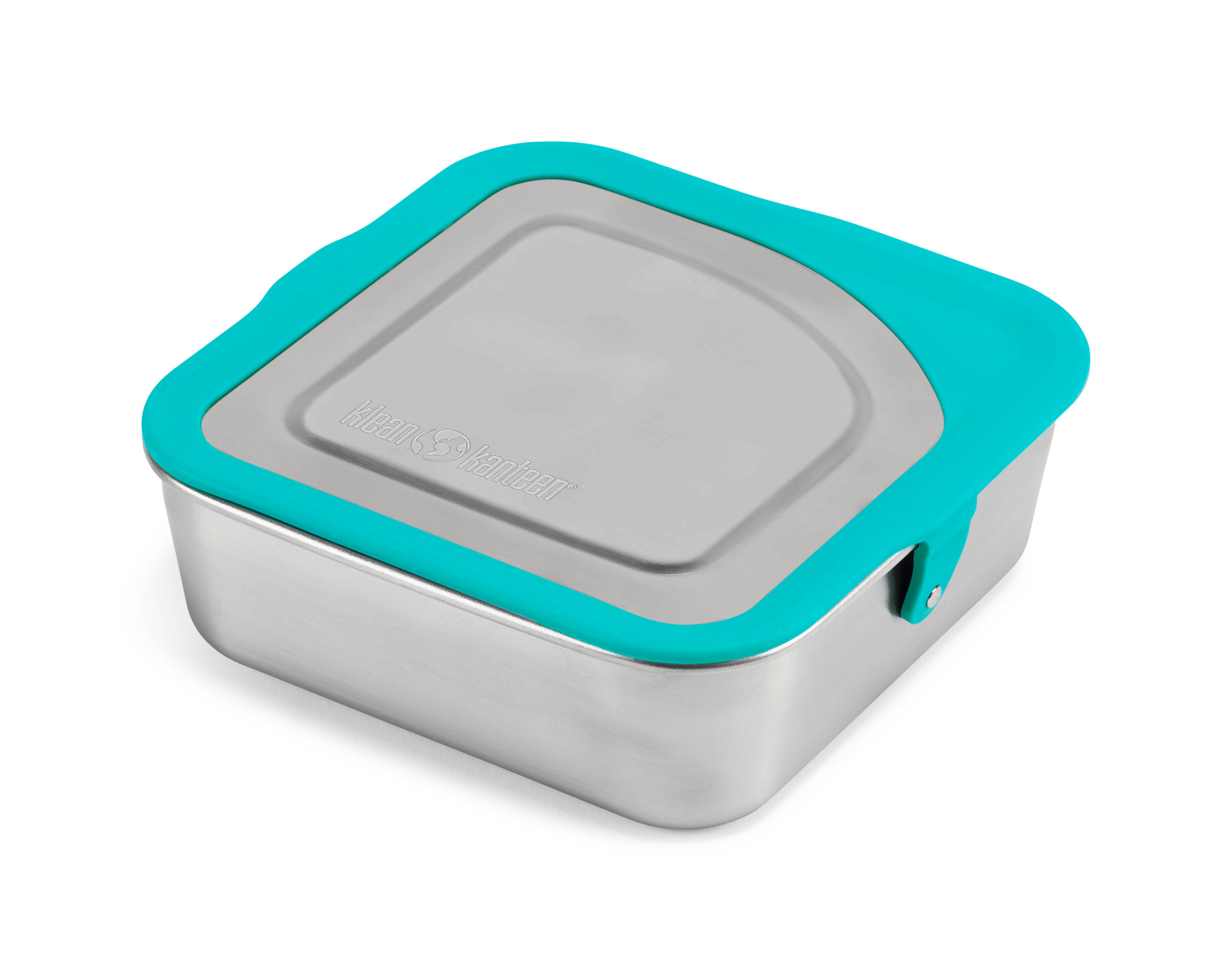 Klean Kanteen Lunchbox Klean Kanteen Lunch Box Edelstahl - Agave Mint Türkis 591ml quadrat