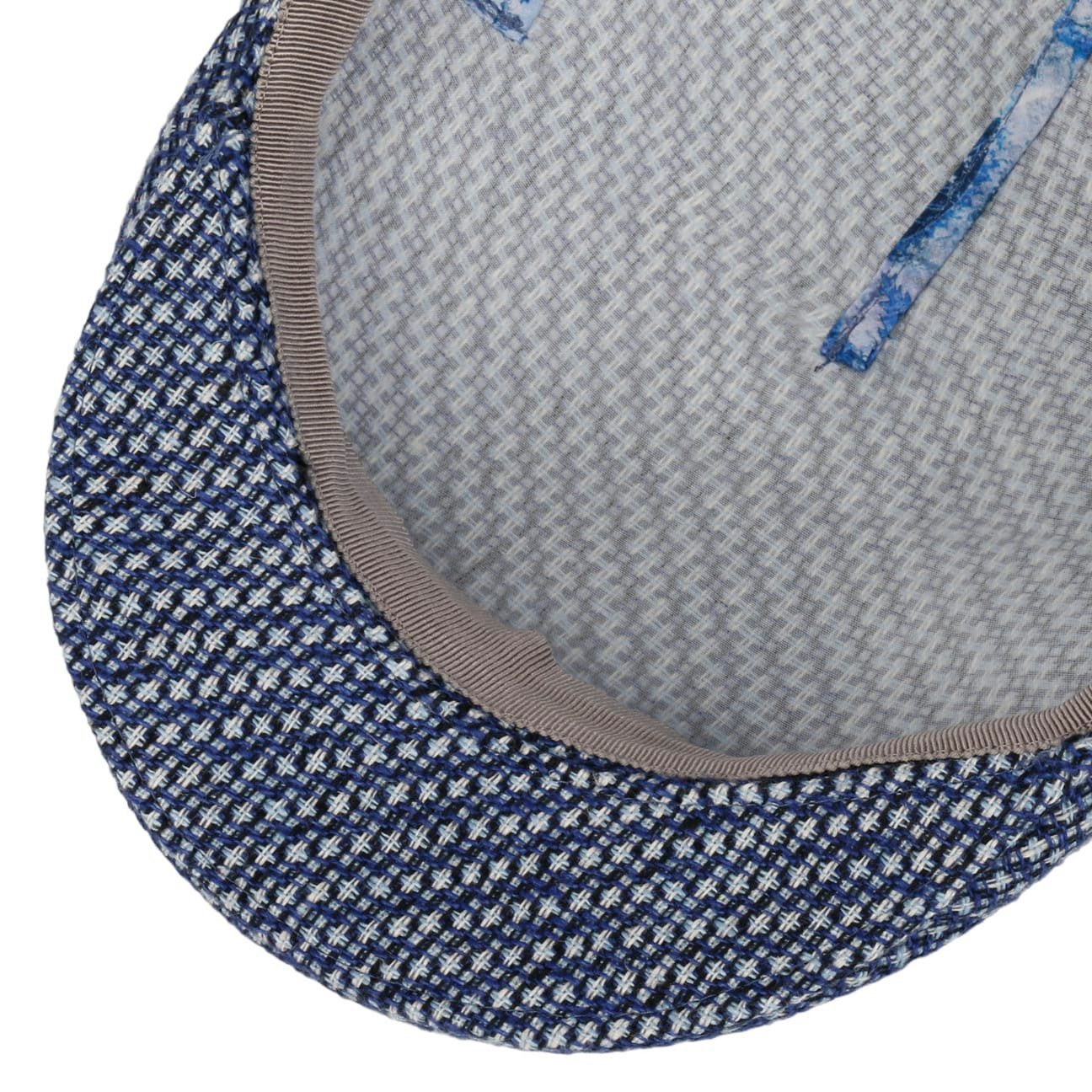 Alfonso D´Este Flat Cap (1-St) Schirmmütze mit Schirm, Made in Italy