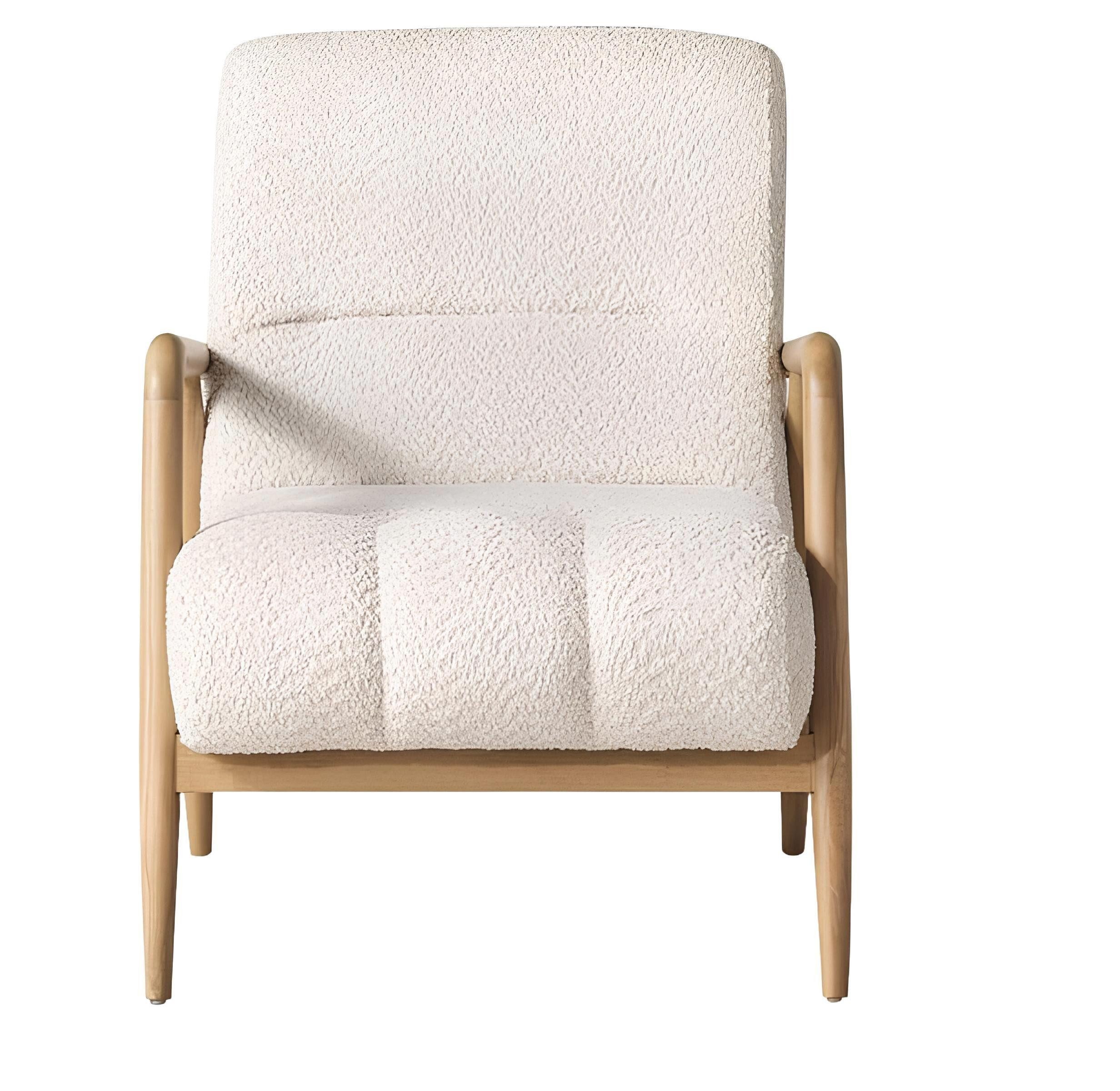 Sessel Moderner Relaxsessel mit hochwertigem Stoffbezug in Lounge-Optik