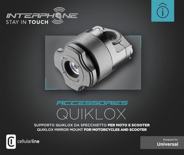 Interphone Interphone Quiklox Spiegelhalterung Smartphone-Halterung