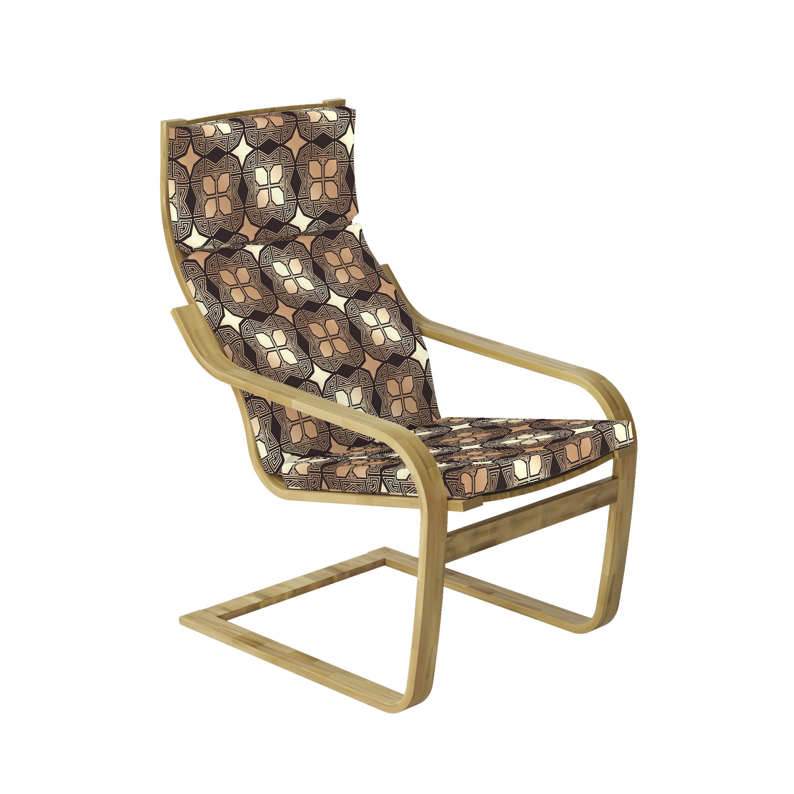 Abakuhaus Stuhlkissen Sitzkissen mit Stuhlkissen mit Hakenschlaufe und Reißverschluss, Jahrgang Art Deco Gatsby Squares