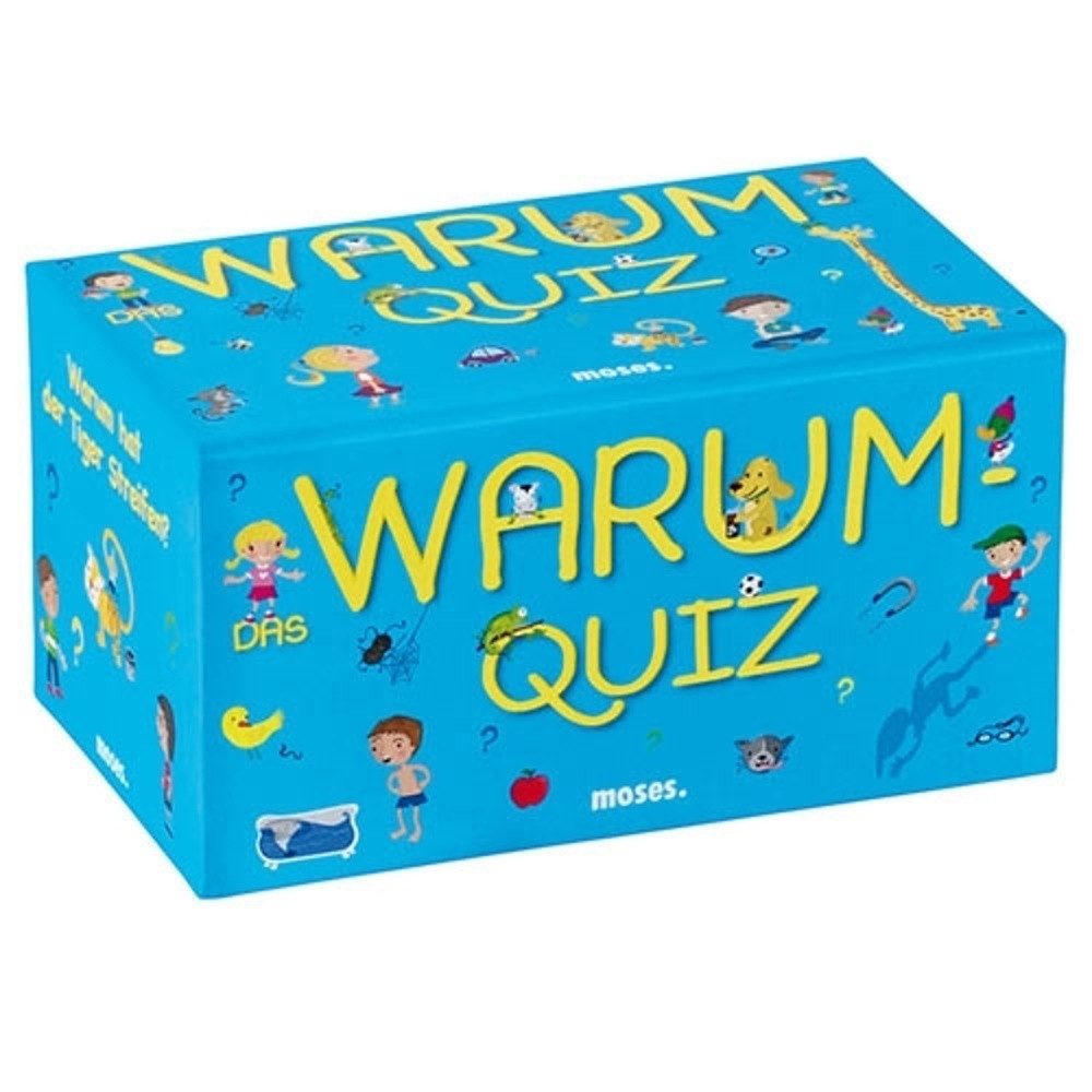 Moses. Verlag Spiel Das Warum Quiz 100 Warum-Fragen Karten-Spiel für Kinder ab 6 Jahren