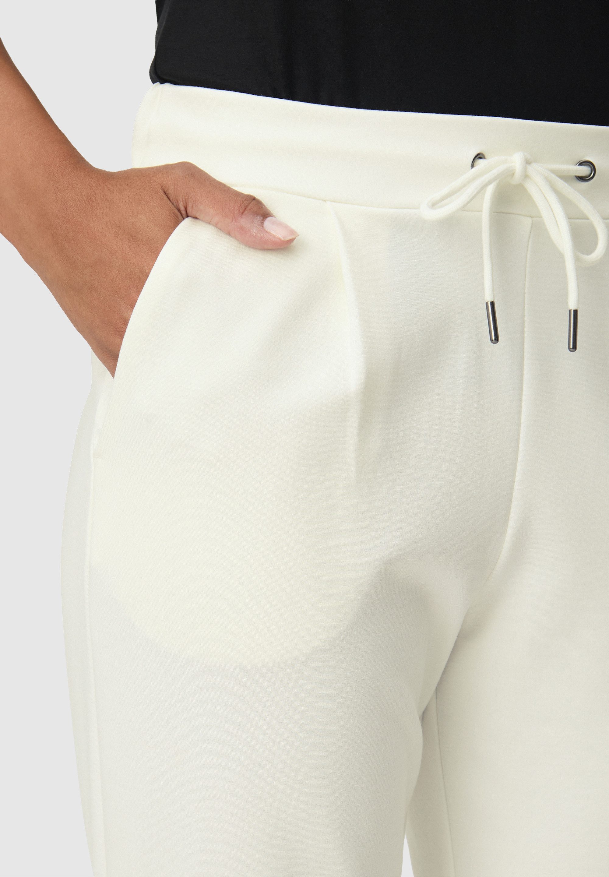Les Lunes Jogginghose Amyy Eleganter Look, leicht zulaufendes Bein, seitliche Eingrifftaschen