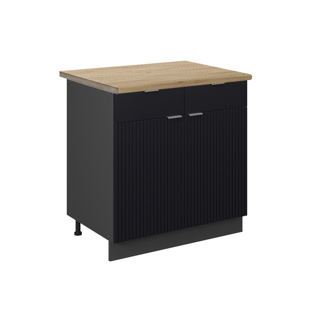 Vicco Unterschrank R-Line, Bordeaux Hochglanz/Anthrazit, 80 günstig online kaufen