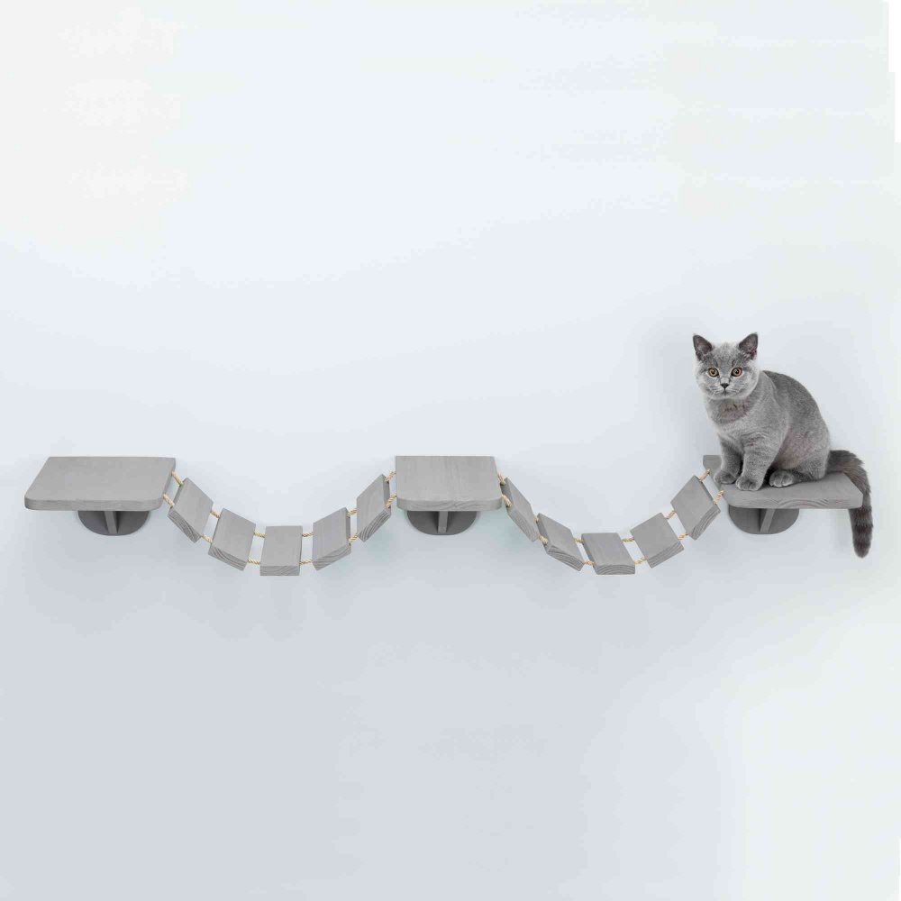 TRIXIE Katzen-Kletterwand Kletterleiter zur Wandmontage