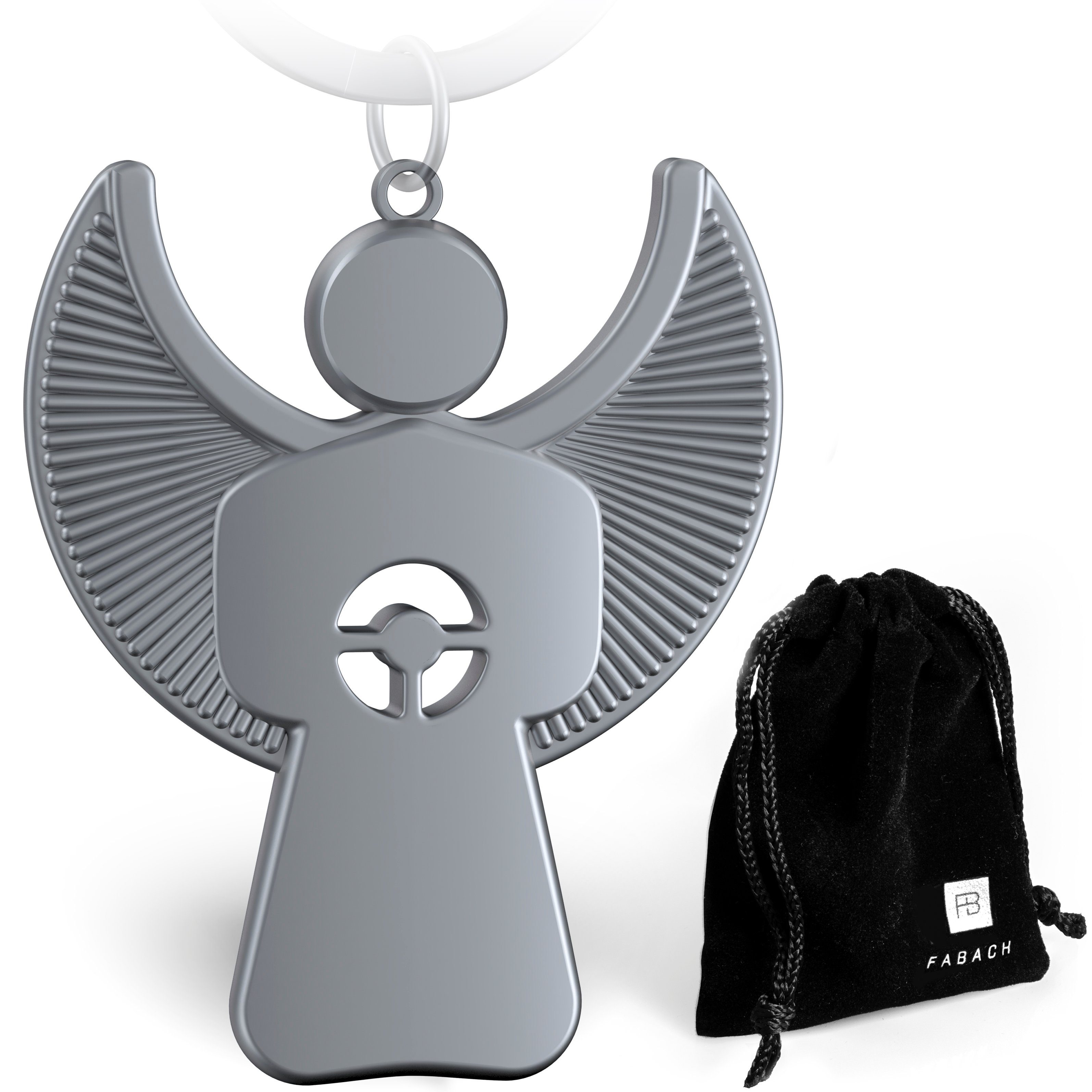 FABACH Брелки Schutzengel Pikto mit Lenkrad - Geschenk Glücksbringer Führerschein