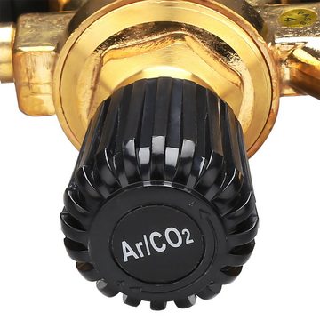 Clanmacy Druckminderer Druckregler Manometer Argon Co2/Stickstoff MIG MAG WIG 315 Bar TIG Gas Schutzgas Gasschlauch
