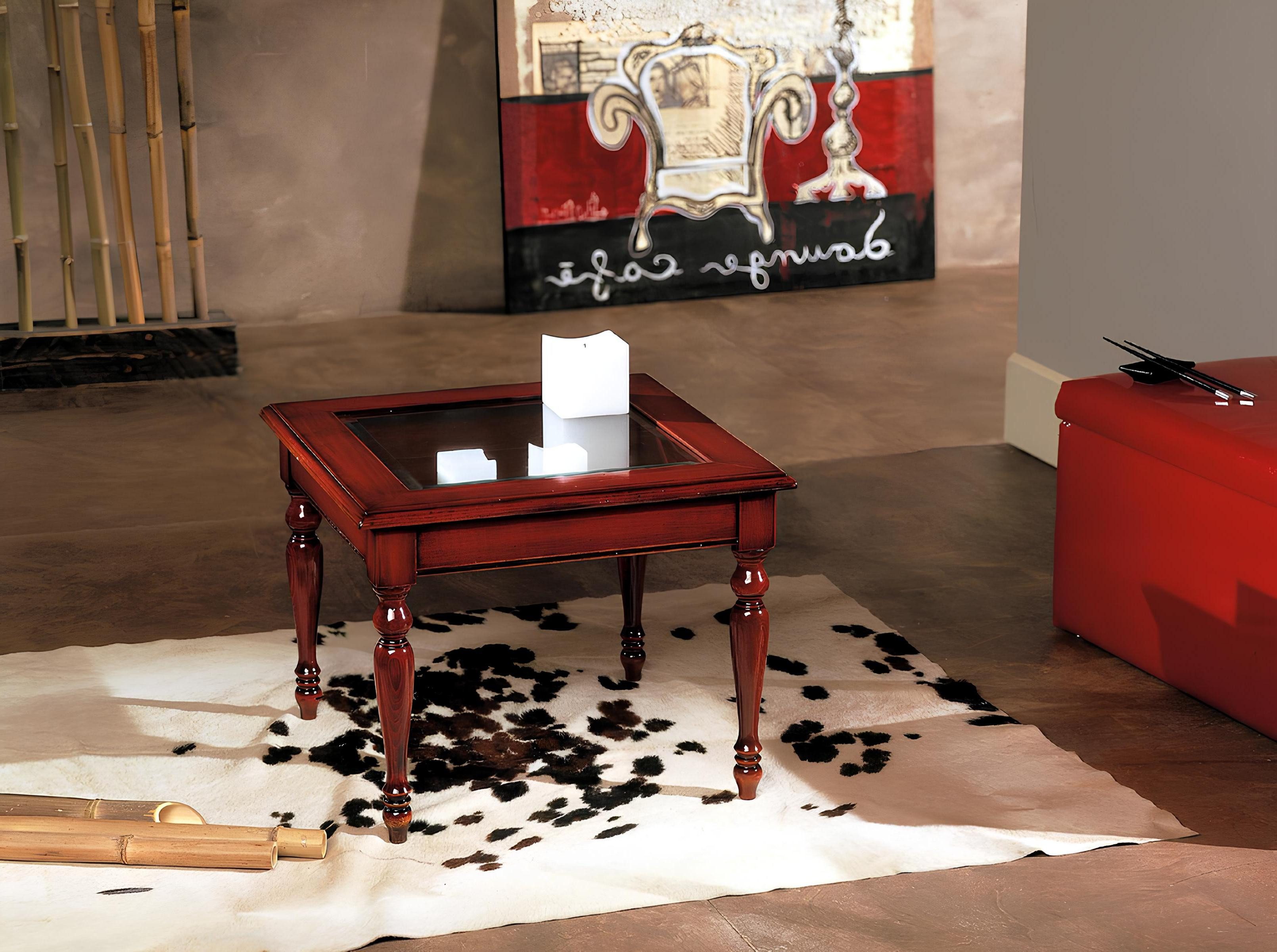Xlmoebel Beistelltisch Luxuriöser Holztisch mit elegantem Design für das Wohnzimmer (1-St., Beistelltisch), Hergestellt in Italy