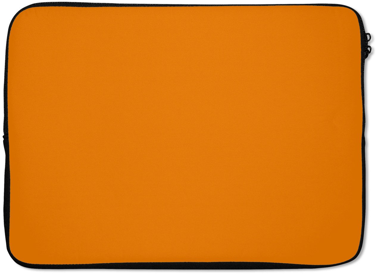 MuchoWow Laptop-Hülle Orange - Jahreszeiten - Herbst - Farbe 13.3 Zoll, Laptopsleeve, weiches Innenfutter zum Schutz Kratzern, Laptoptasche