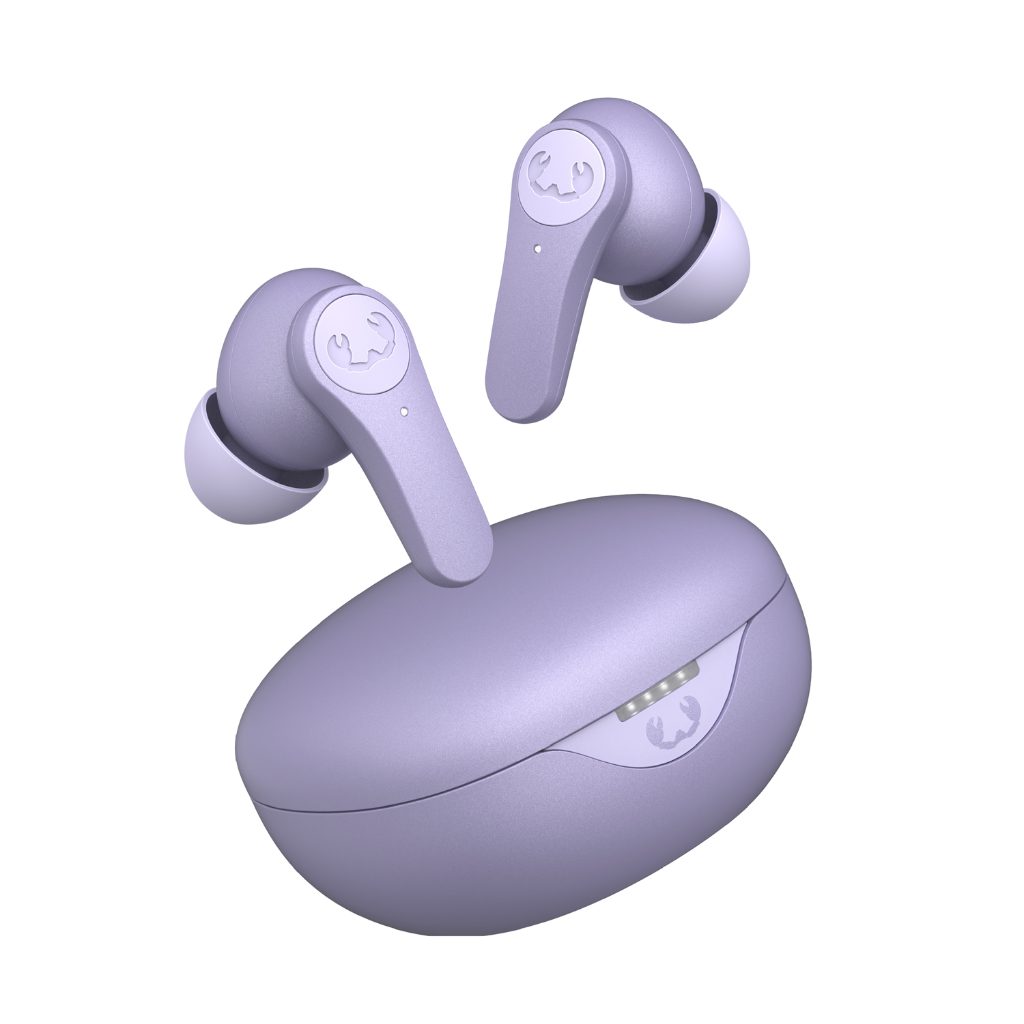 Fresh´n Rebel Twins Rise Kopfhörer (Aktive Geräuschunterdrückung (Hybrid-ANC), Windgeräuschunterdrückung, Mehrpunktverbindung (2 Geräte gleichzeitig verbinden) Dreamy Lilac