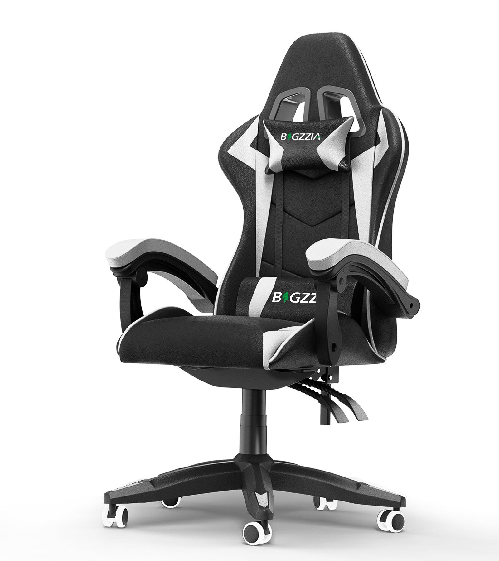 Gywowken Gaming-Stuhl Gaming Stuhl Ergonomisch - Gamer Stühle mit Lendenkissen, Gaming Chair Höhenverstellbar - 90-135° Rückenlehne