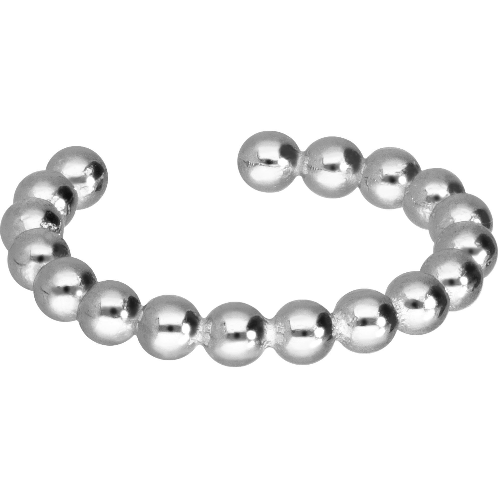 PIERCINGLINE Fake-Spirale Chirurgenstahl Fake Ohrring KUGELN (Fake Piercing-Ringe, 1-tlg)