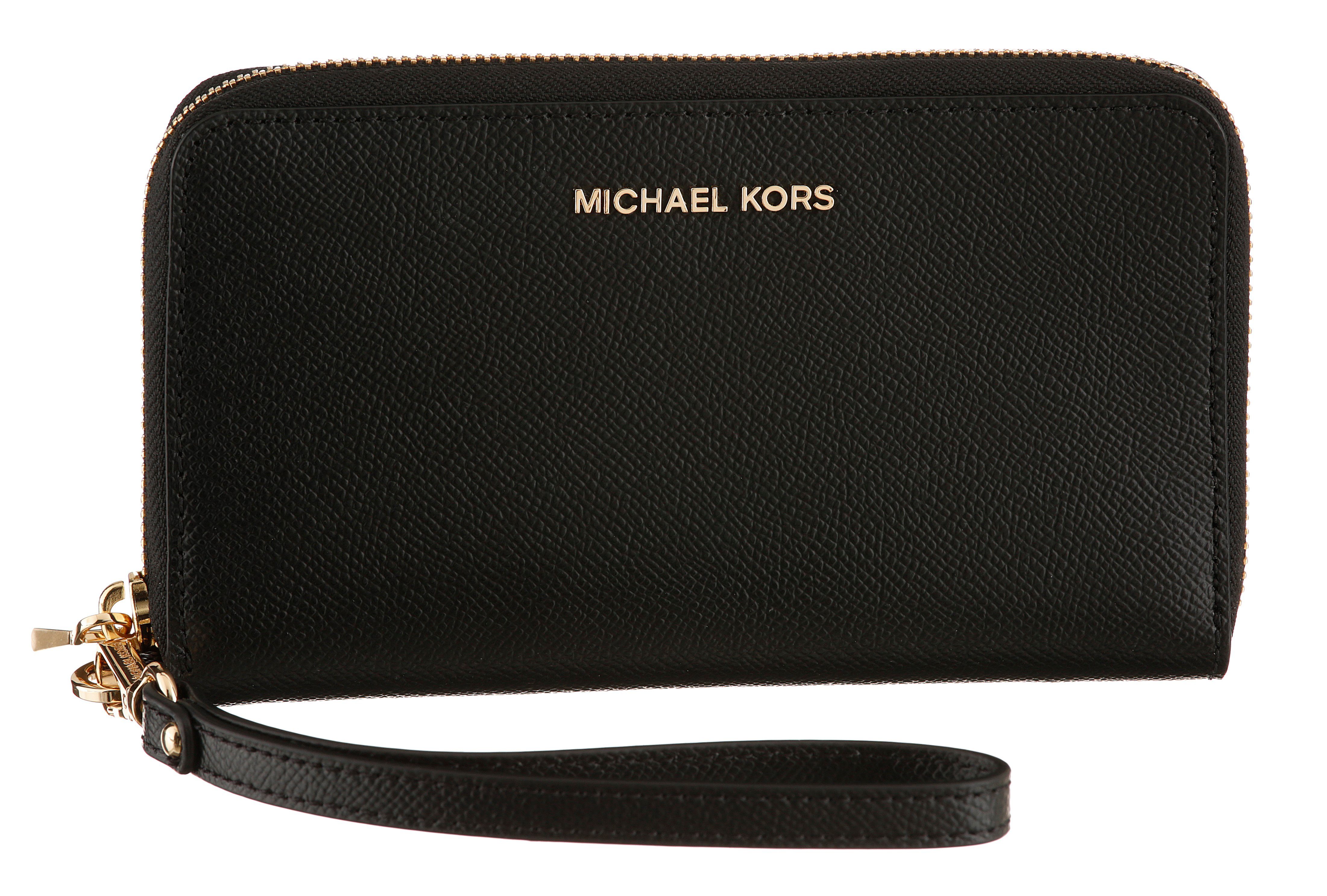 MICHAEL KORS Geldbörse Jet Set, mit goldfarbenen Details