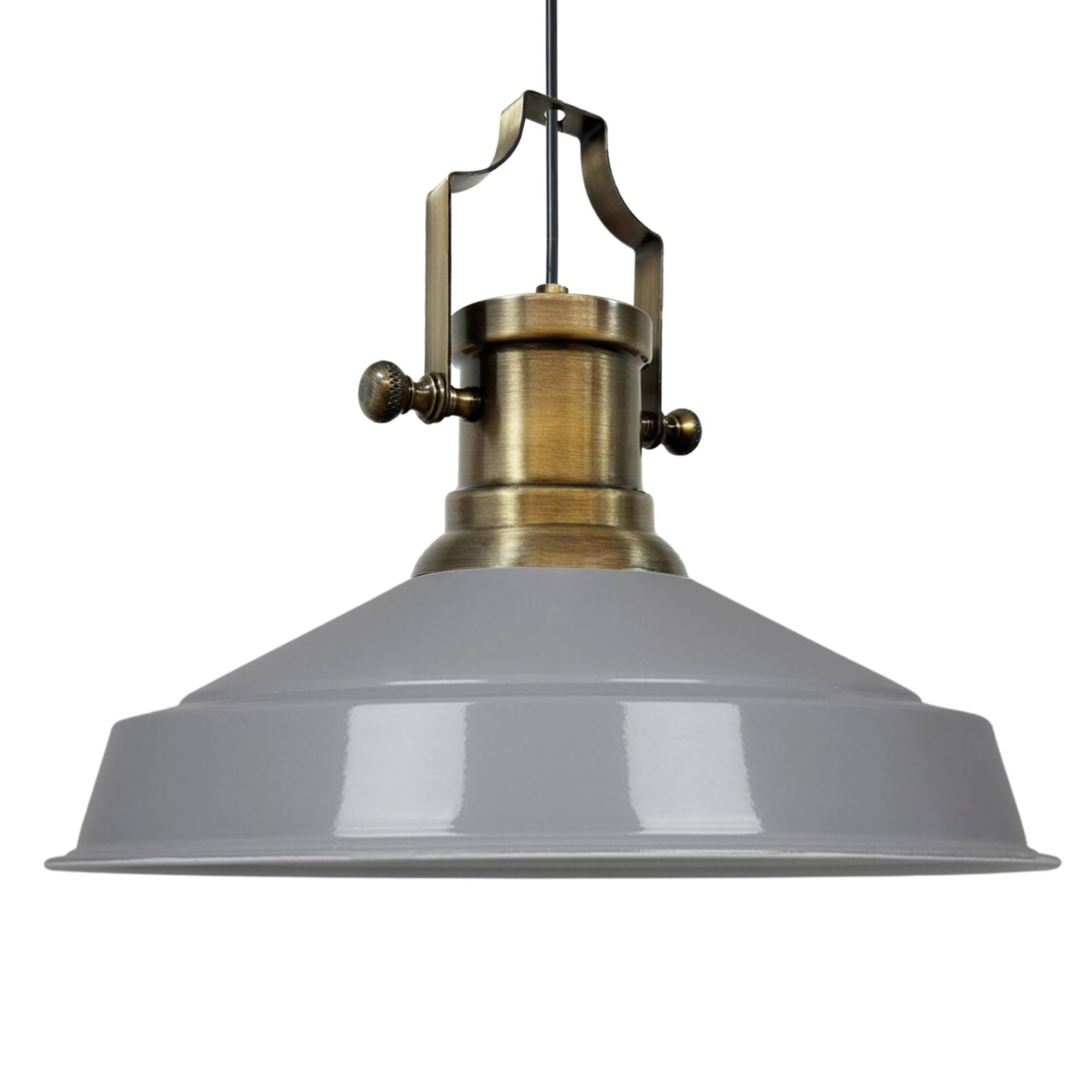 Bamyum Pendelleuchte Asletl Hängelampe Industrial aus Metall 41 cm, Hängelampe Esstisch E27, ohne Leuchtmittel