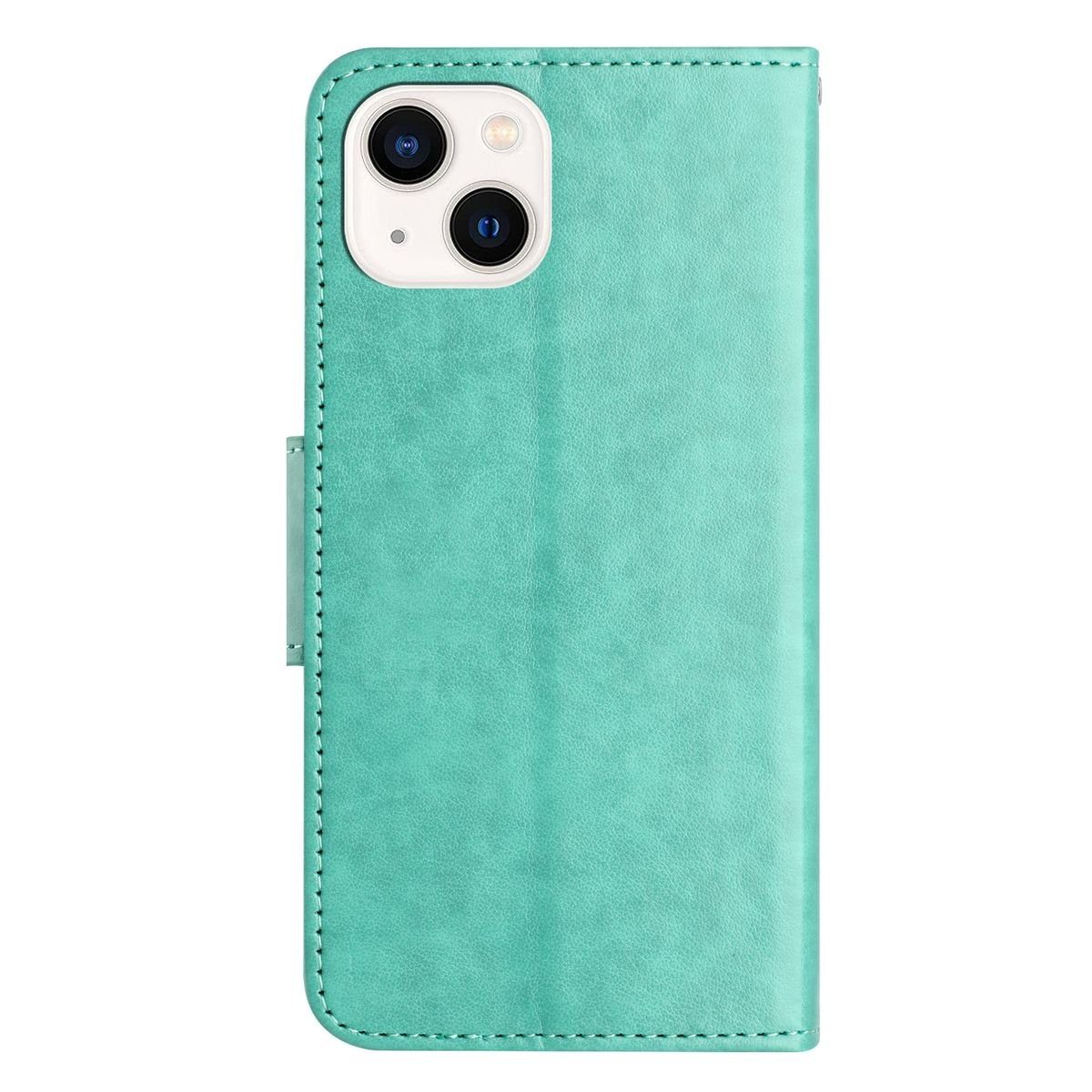 König Design Handyhülle Apple iPhone 15, Schutzhülle Schutztasche Case Cover Etuis Wallet Klapptasche Bookstyle