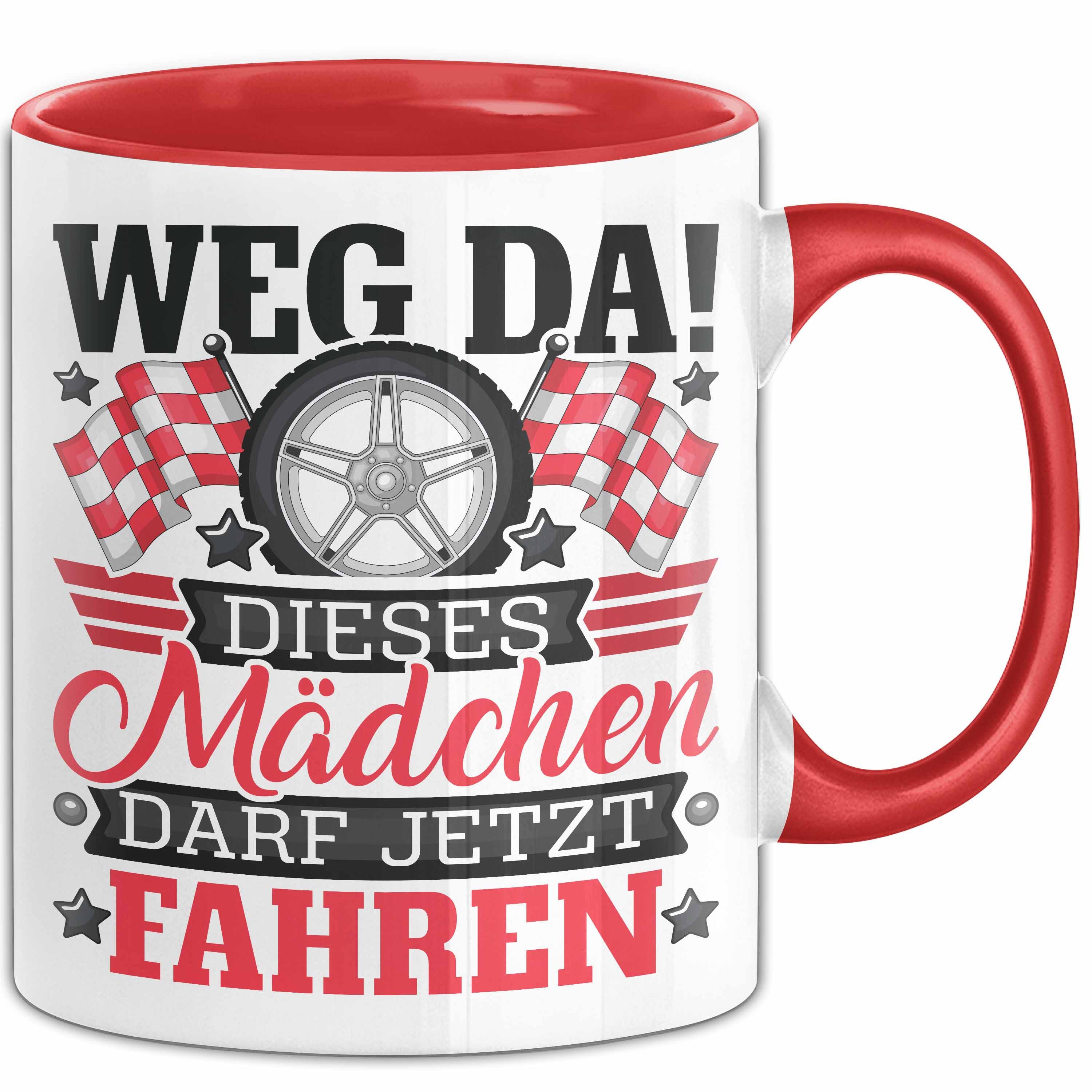 Trendation Tasse Führerschein Bestanden Geschenk Tasse Bestandener Führerschein Weg Da