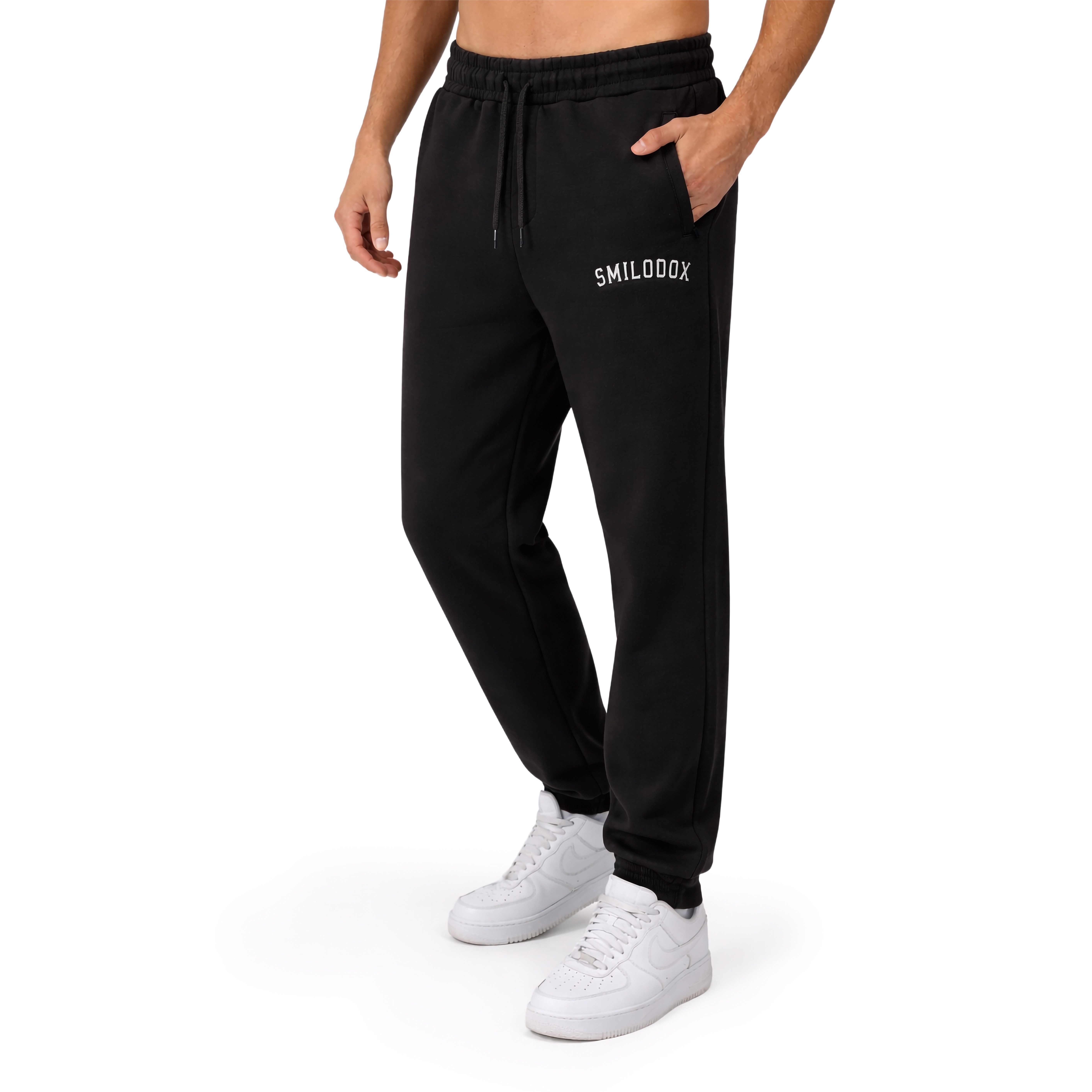 Smilodox Jogginghose Kayson, Oversize Freizeithose mit Reißverschlusstasche günstig online kaufen