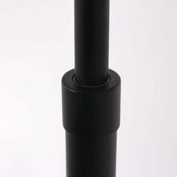 Steinhauer LIGHTING LED Leselampe, Stehleuchte Standlampe Gelenkleuchte E27 taupe Textil schwarz
