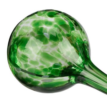 relaxdays Tropfer 6 x Bewässerungskugel Glas grün