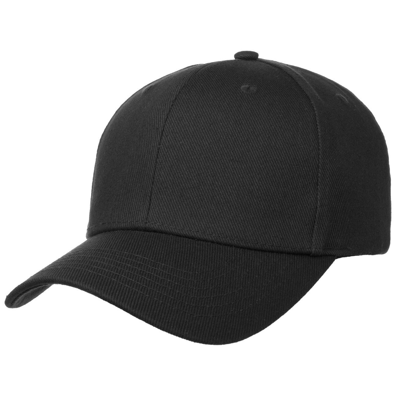 Cap (1-St) schwarz Metallschnalle Atlantis Baseball Basecap