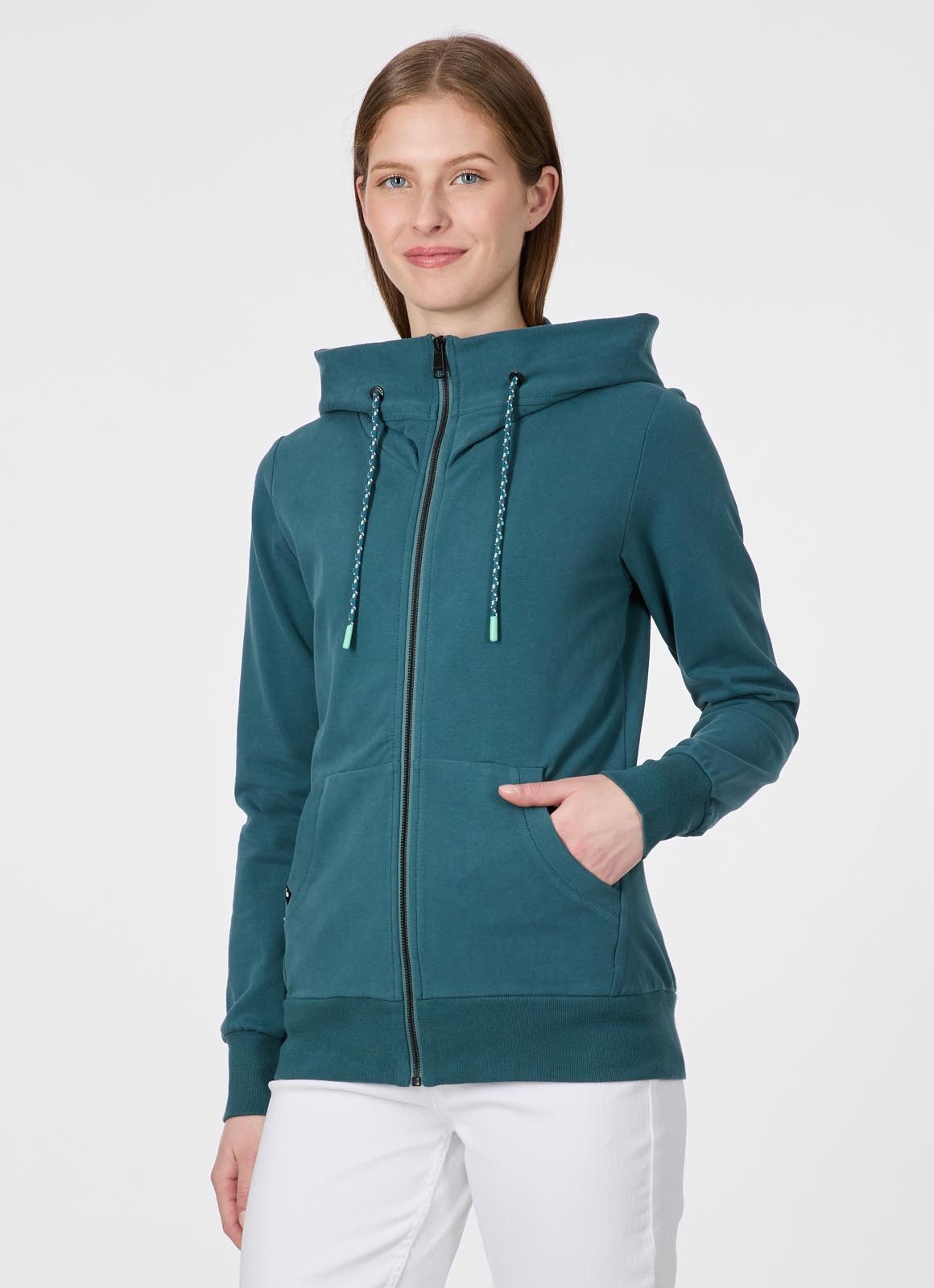 Ragwear Sweatjacke NESKIA ZIP B Dünne Baumwollmischung, innen brushed mit S günstig online kaufen