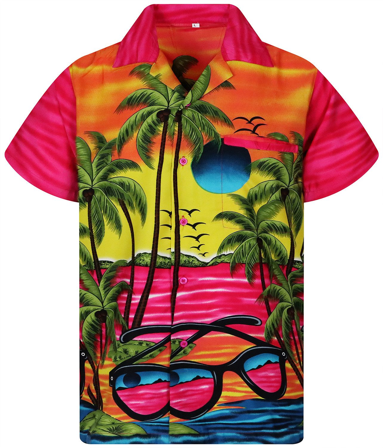 King Kameha Hawaiihemd Sunglasses Funky Hawaii-Hemd günstig online kaufen