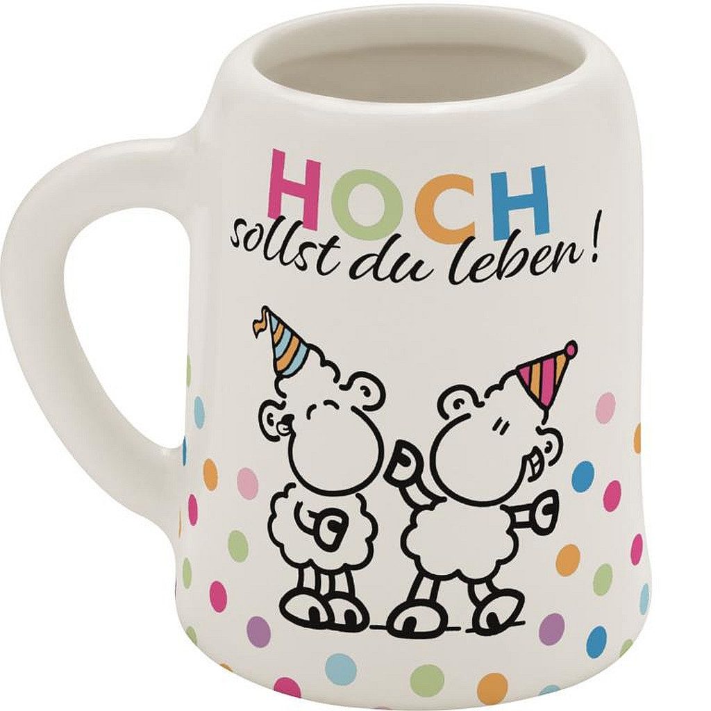 Sheepworld Schnapsglas Schnapskrug Schnapsglas Stamper Keramik Sheepworld HOCH 73839, Material: Keramik