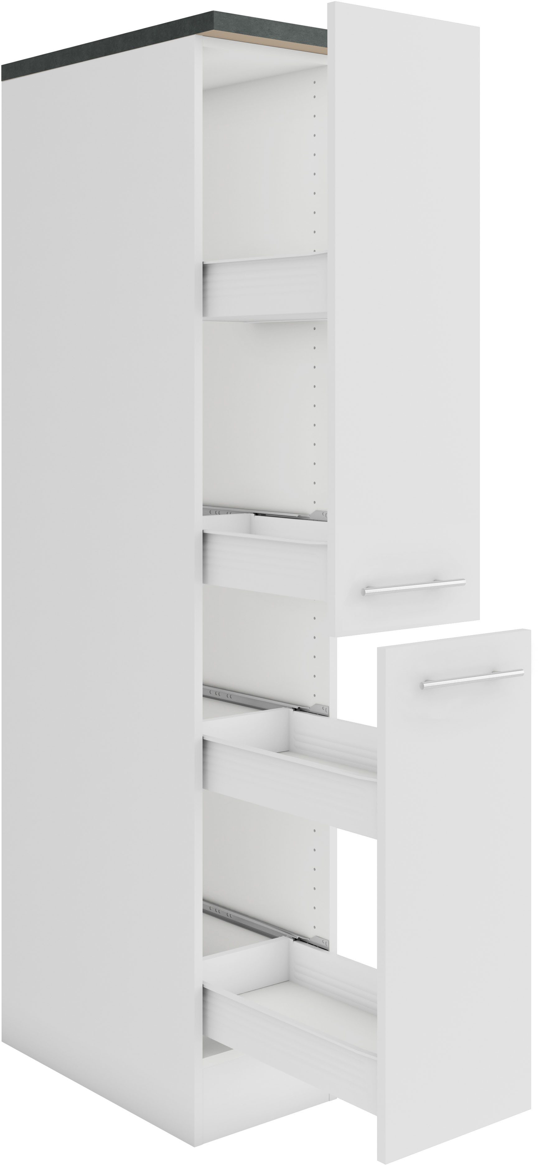 OPTIFIT Apothekerschrank Bella Breite 30 cm, Höhe 174,4 cm, 2 Auszüge